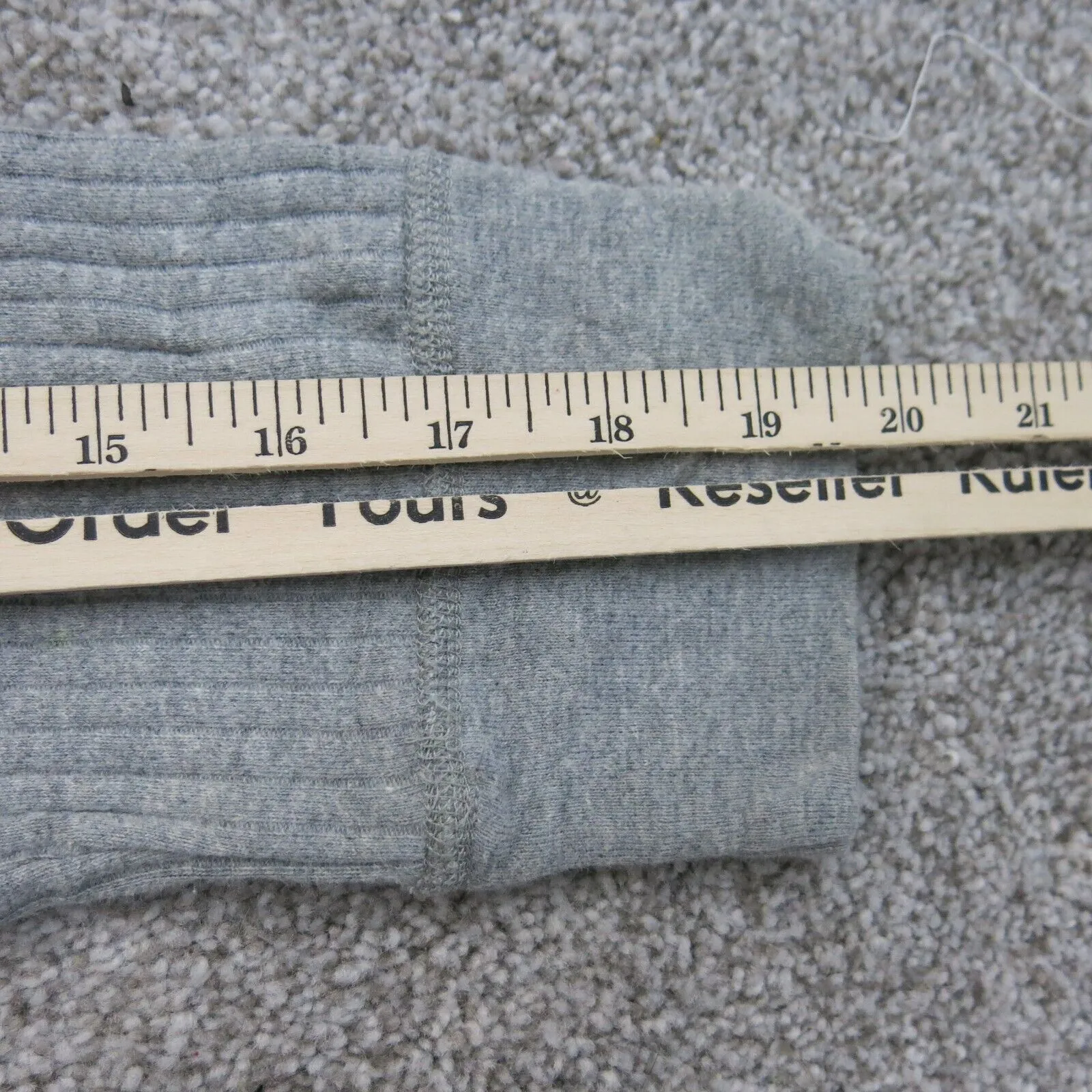 Abercrombie & Fitch Women Knitted Sweater 100% Cotton Crew Neck Gray Size Medium