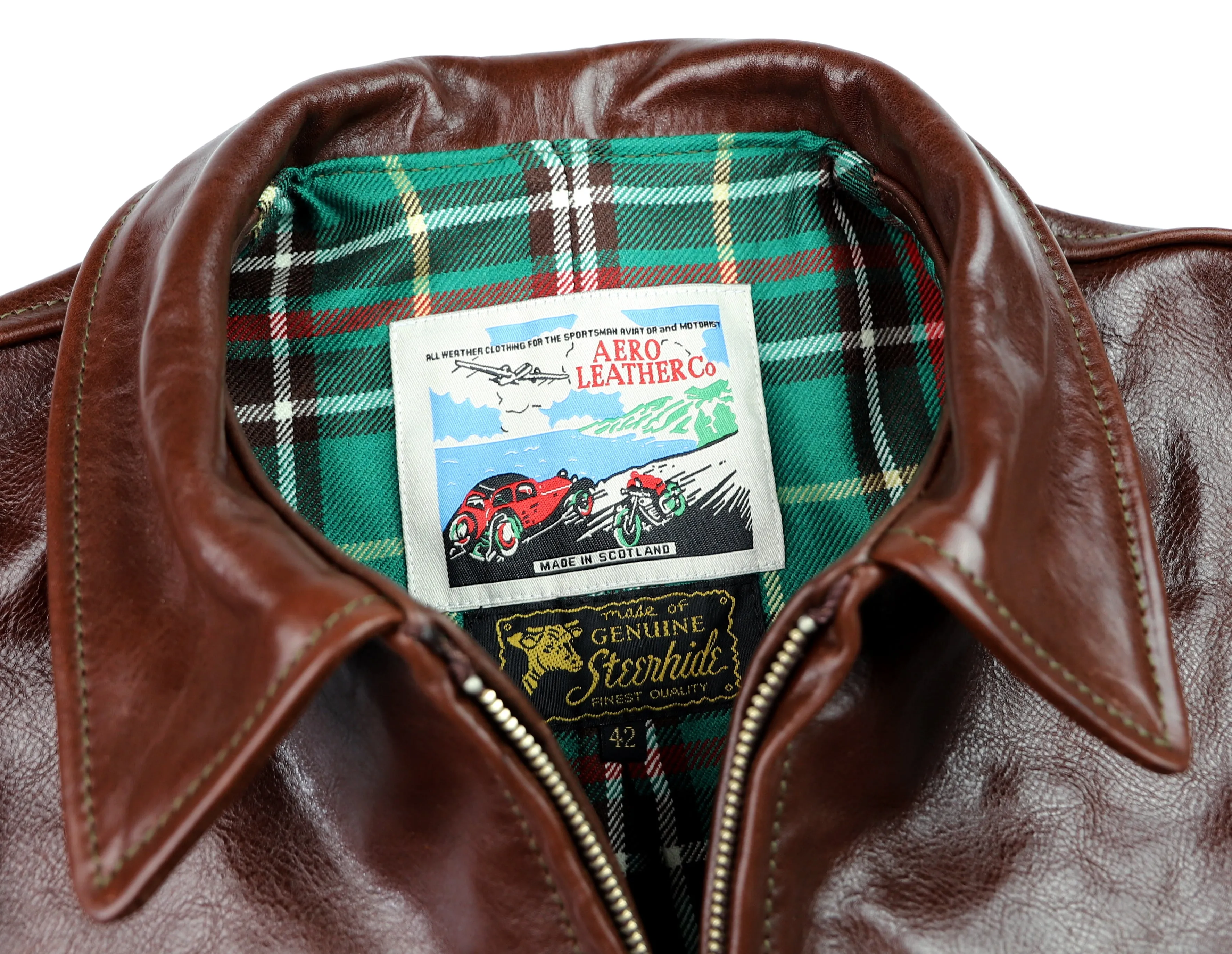 Aero Seven, size 42, Tobacco Badalassi Cowhide