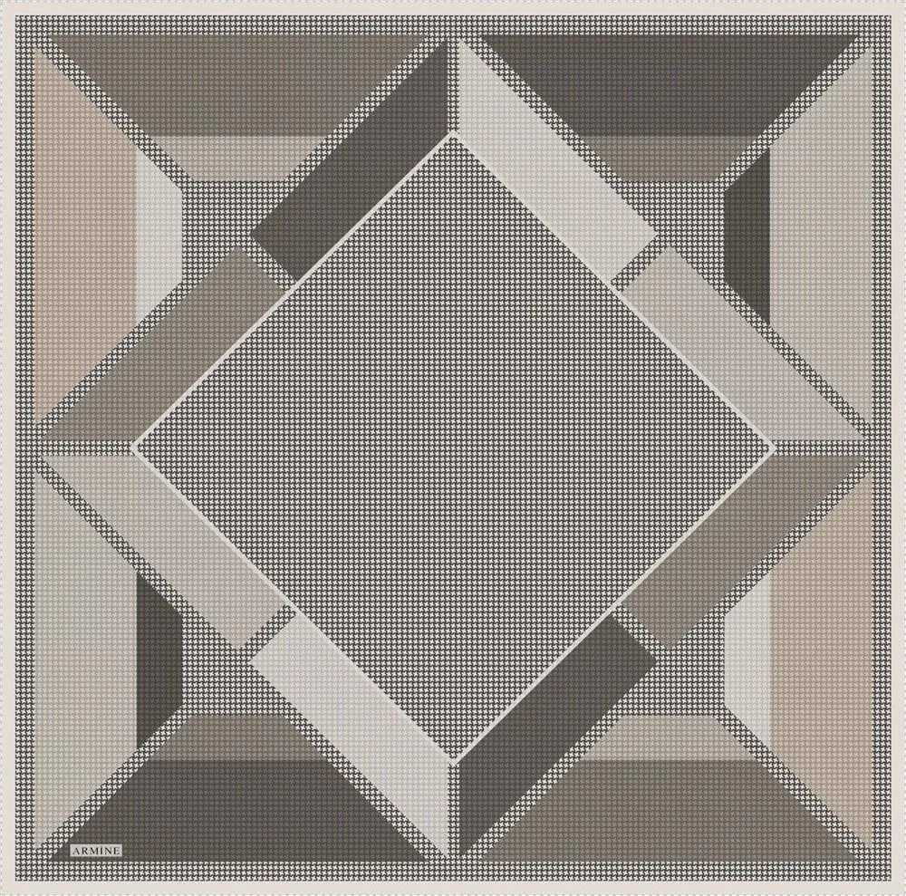 Armine Iconic 100% Silk Scarf No. 4