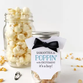 Baby Shower Popcorn Favor Tags It's a Boy
