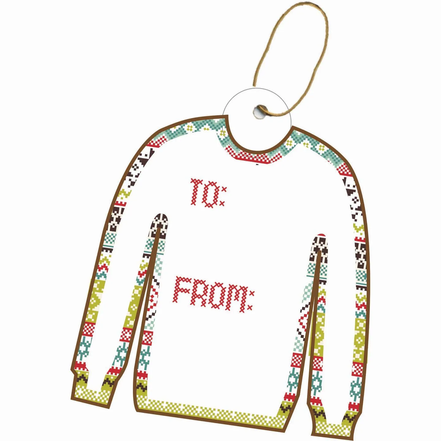 Christmas Sweater Gift Tags