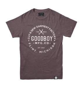 Crew Neck T-Shirt - Brown