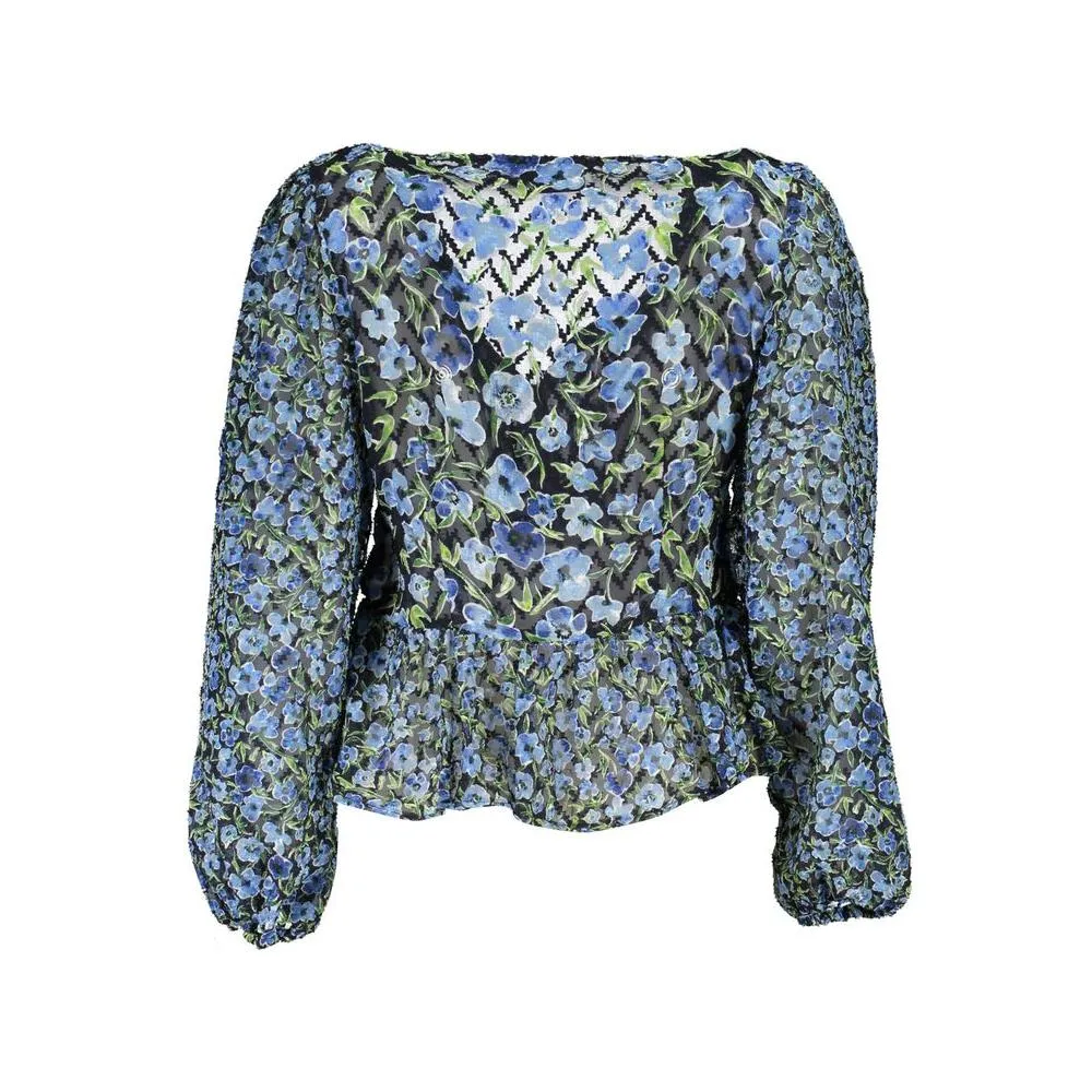Desigual Blue Polyester Sweater