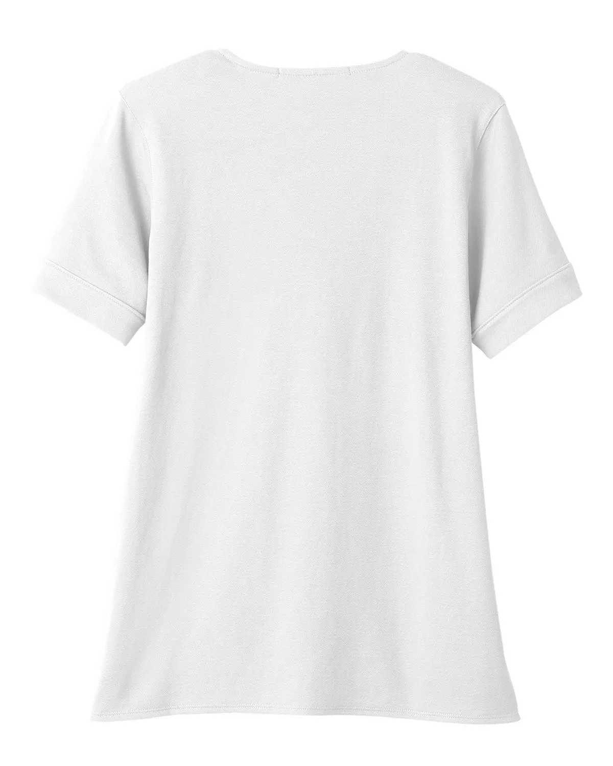 Devon & Jones Ladies' CrownLux Performance™ Plaited Rolled-Sleeve Top