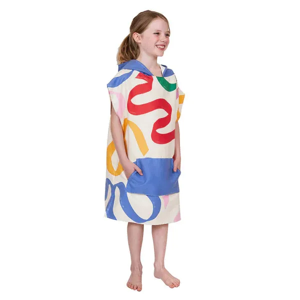 Dock & Bay Kids Poncho - Doodle Mood