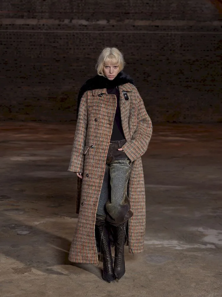 Double-Breasted Wool Coat【s0000010938】