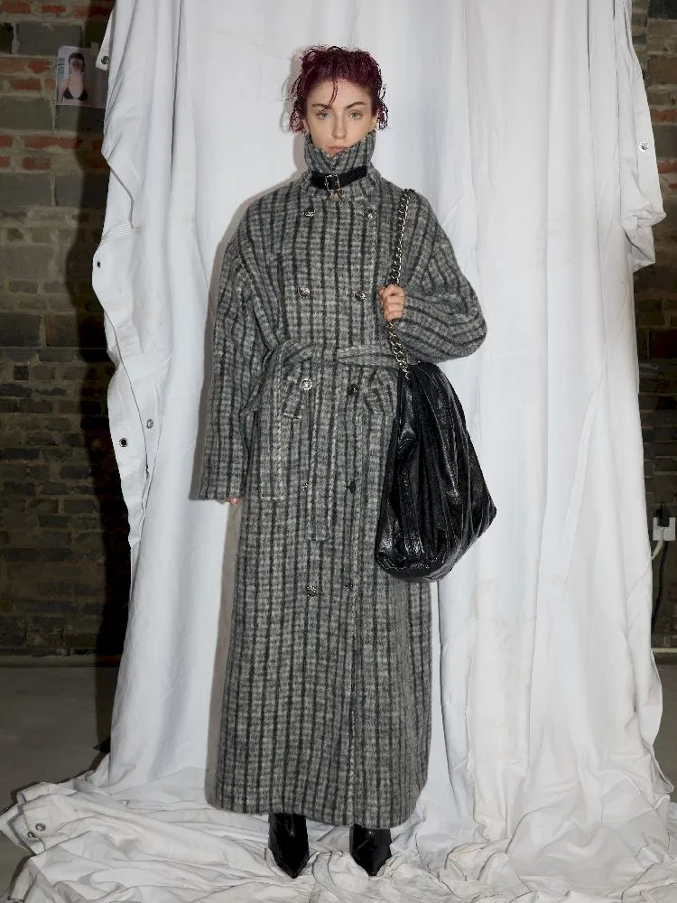 Double-Breasted Wool Coat【s0000010938】
