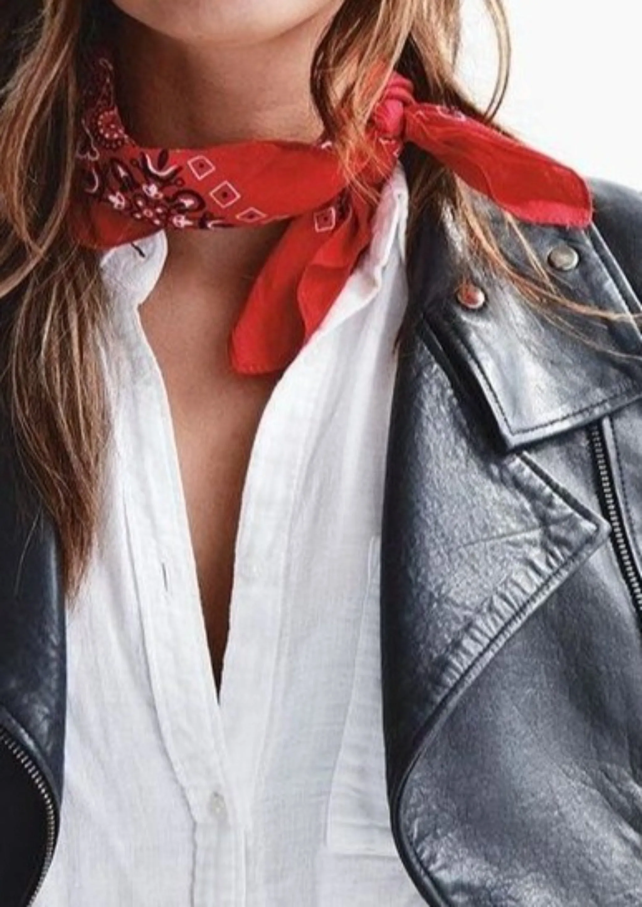 GAP Unisex red lightweight rayon bandana