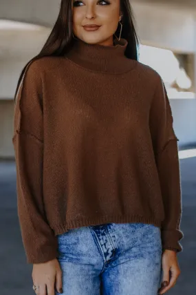 Go For It Brown Sweater