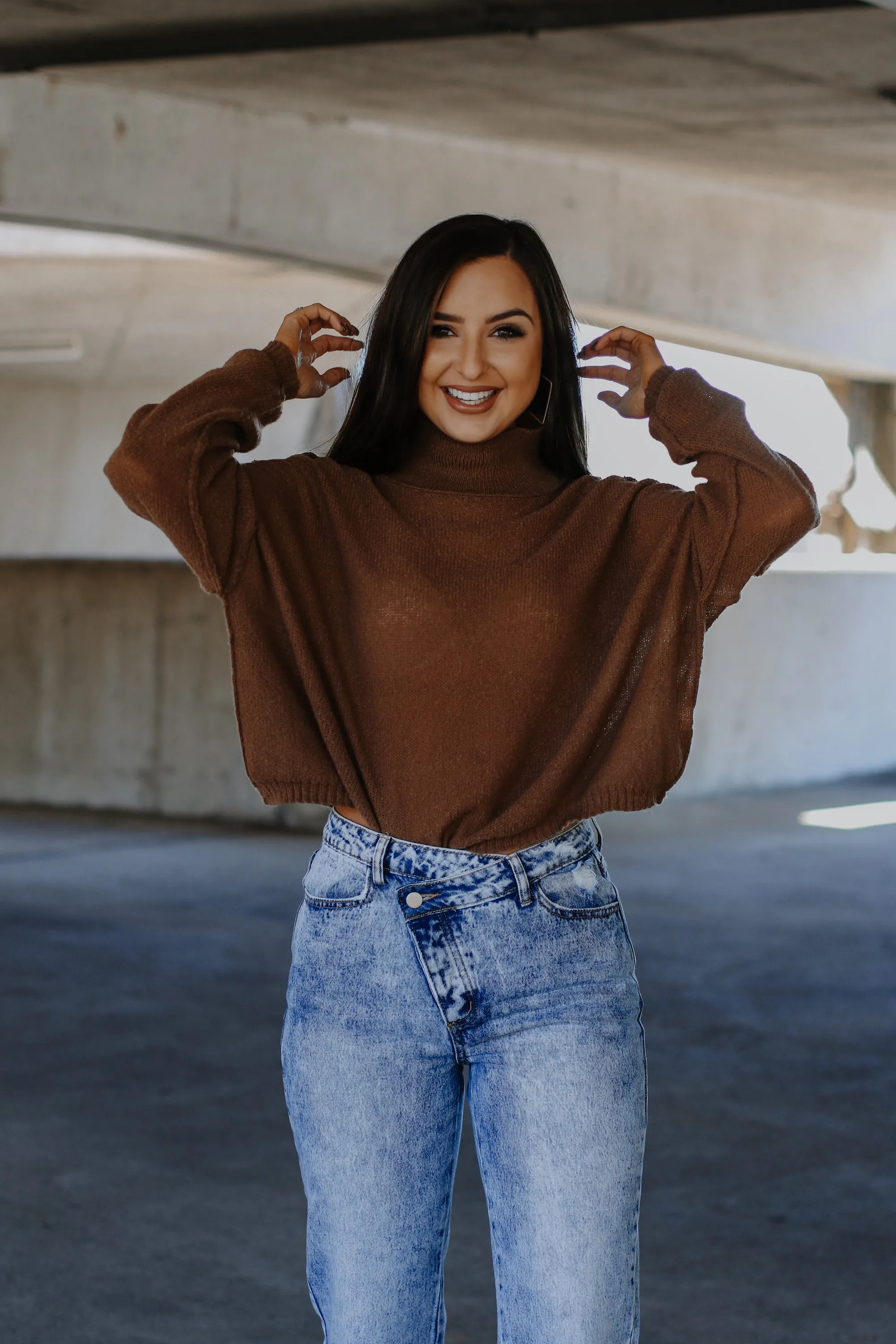 Go For It Brown Sweater