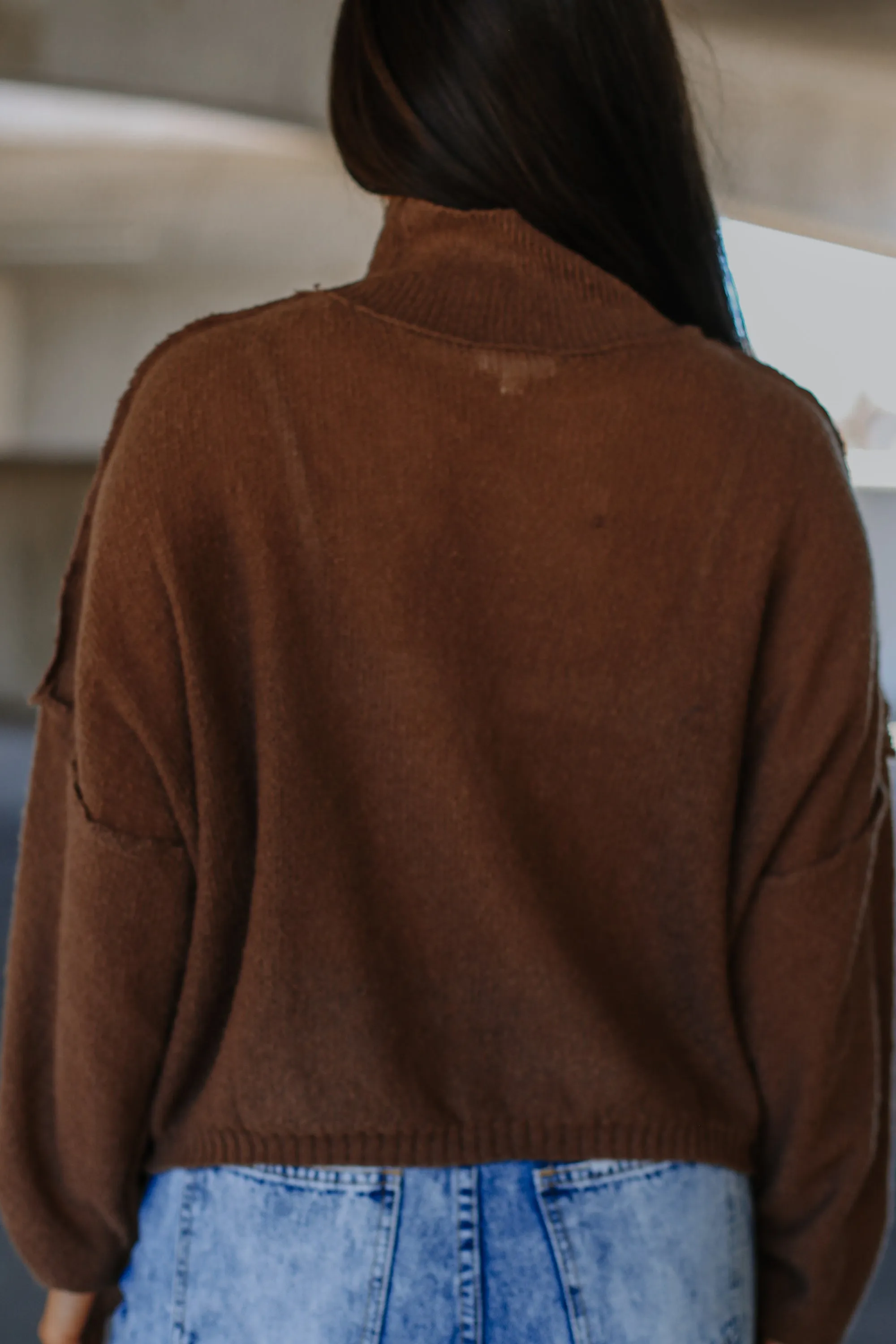 Go For It Brown Sweater
