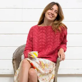 Harvest Sunset Oversized Sweater Pattern - Harvest / Monokrom Worsted Harvest Sunset Oversized Sweater Pattern - Harvest / Monokrom Worsted