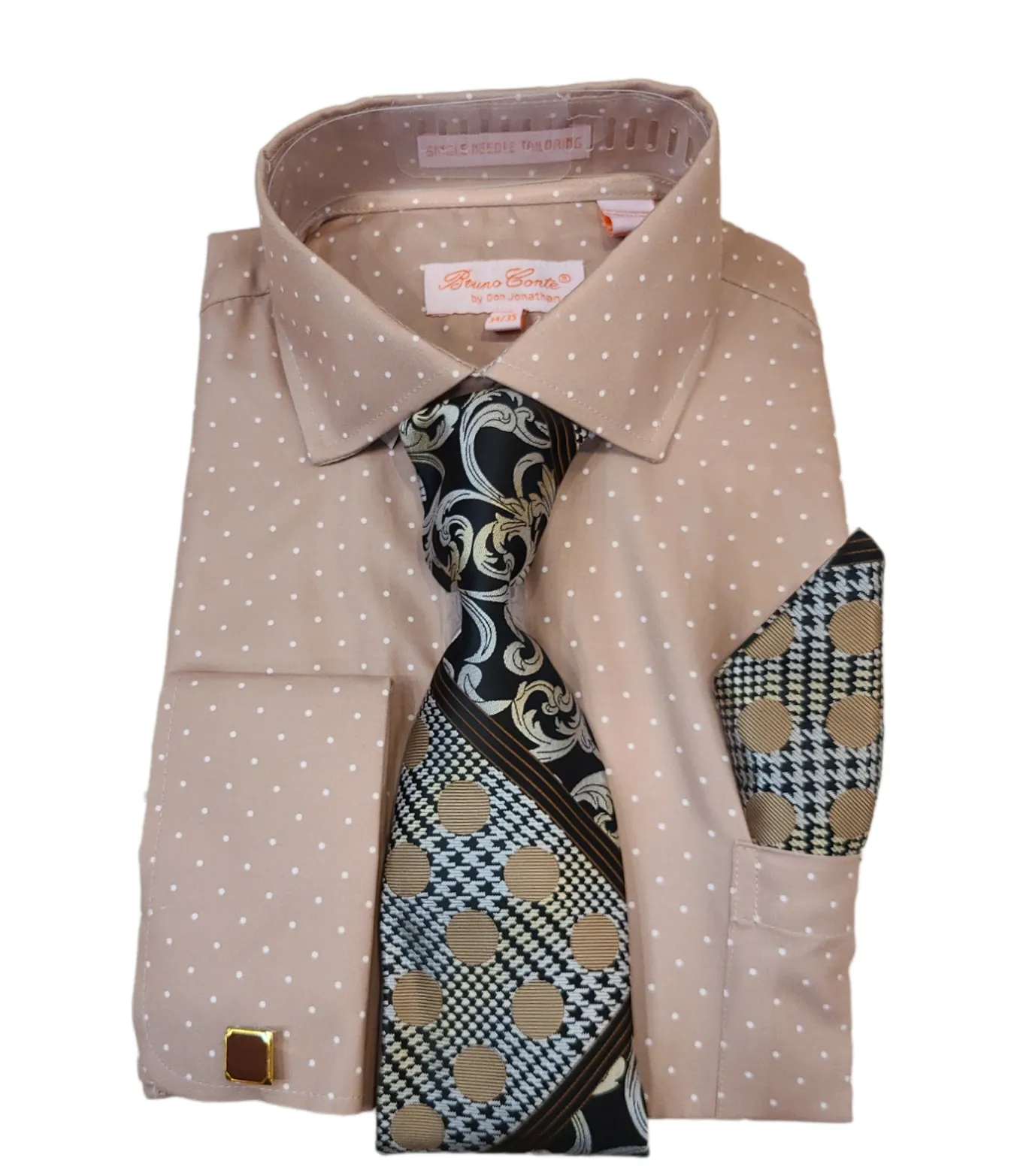 Henri Picard PolkaDot Dress Shirt