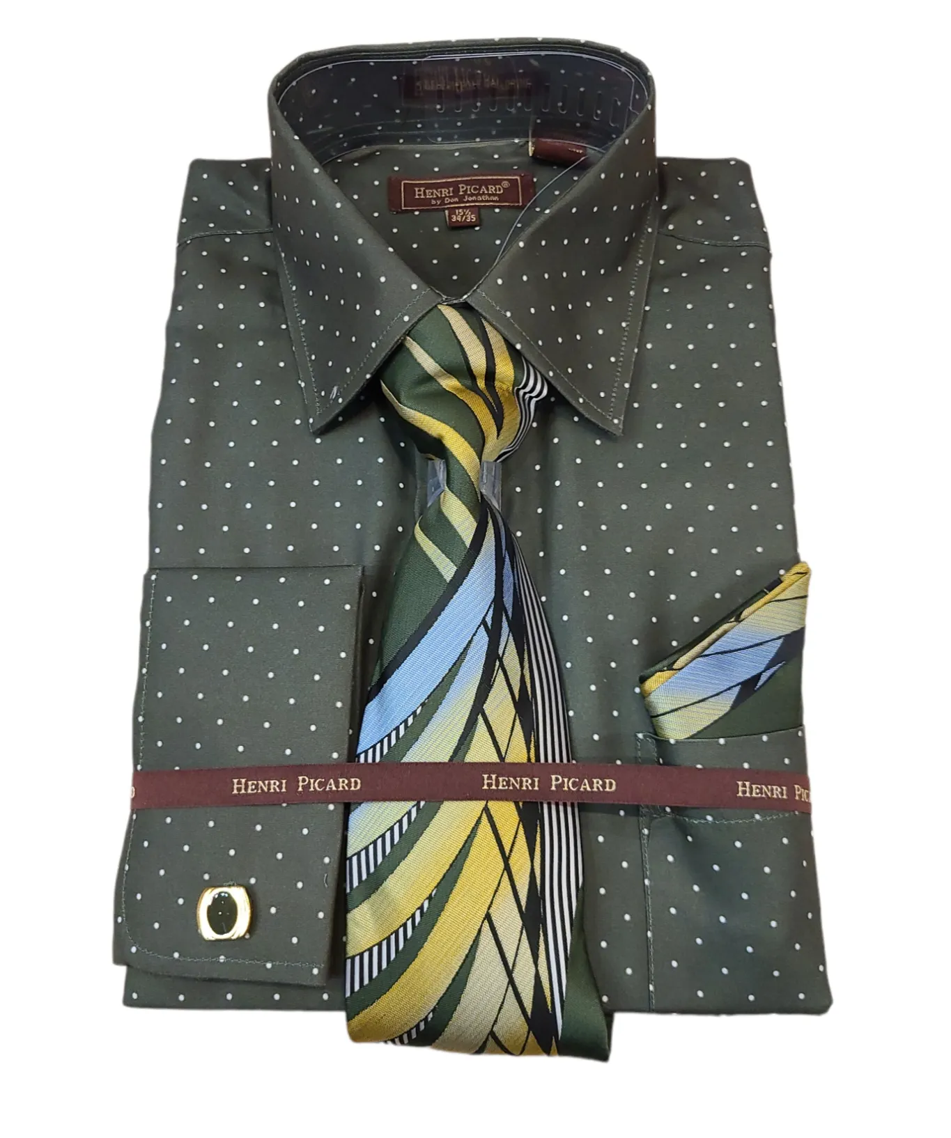Henri Picard PolkaDot Dress Shirt