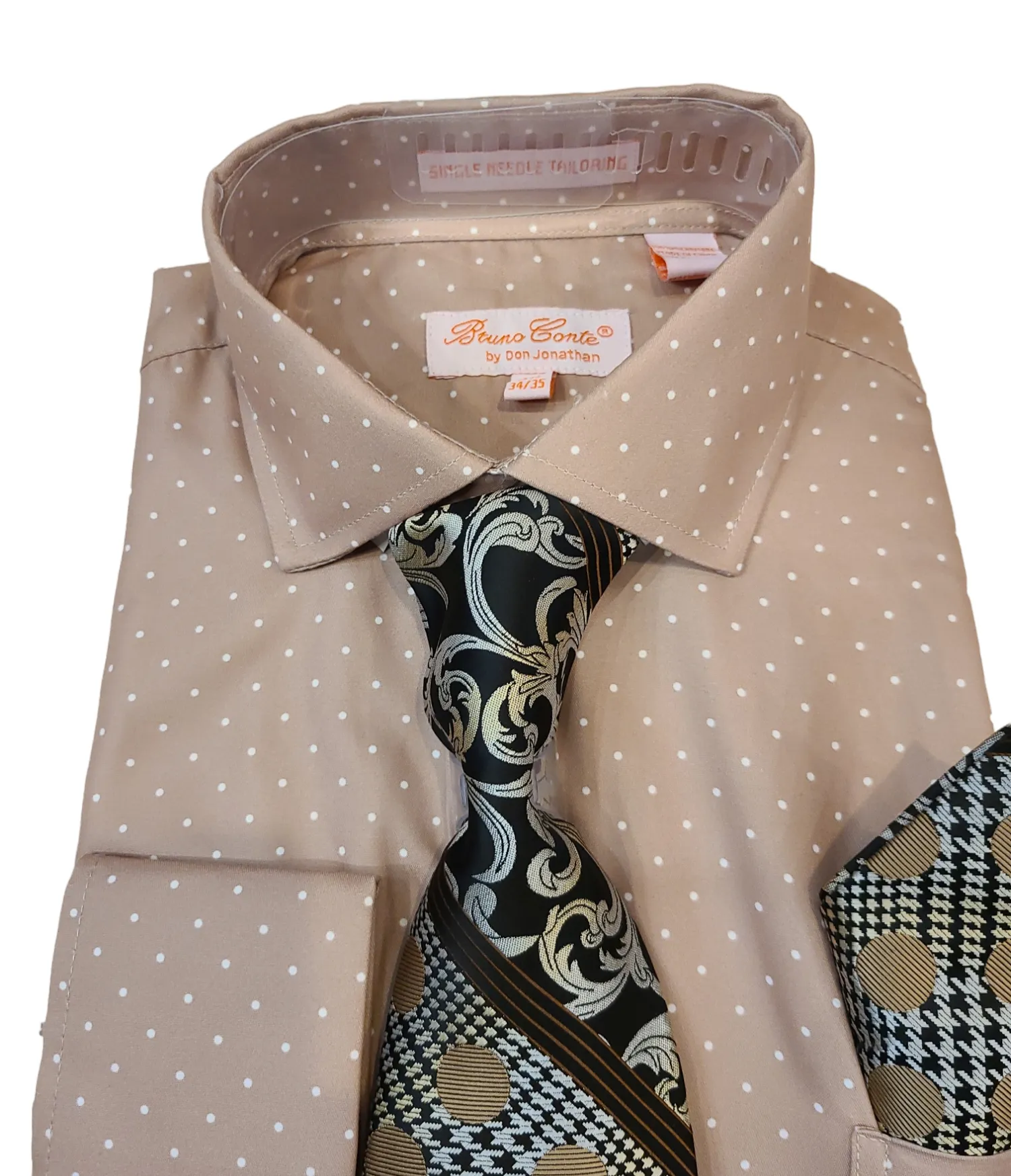 Henri Picard PolkaDot Dress Shirt