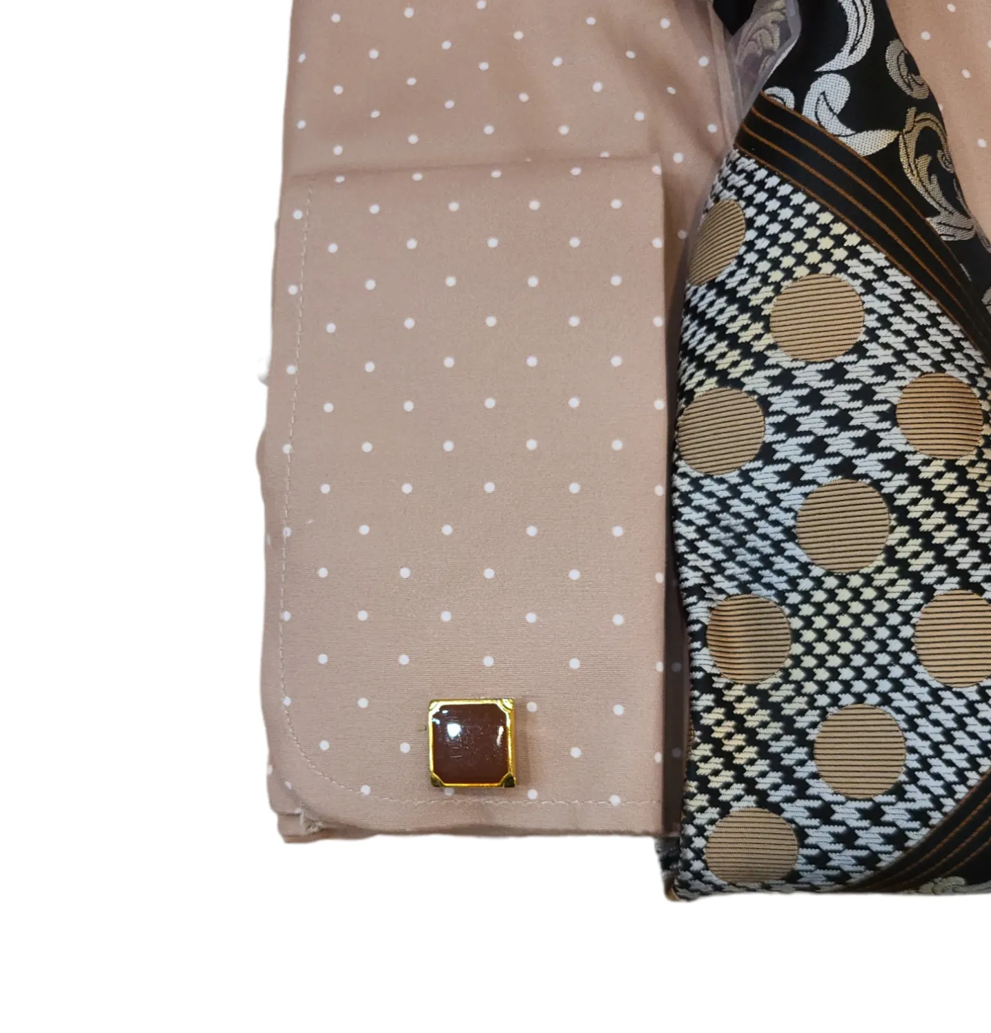 Henri Picard PolkaDot Dress Shirt