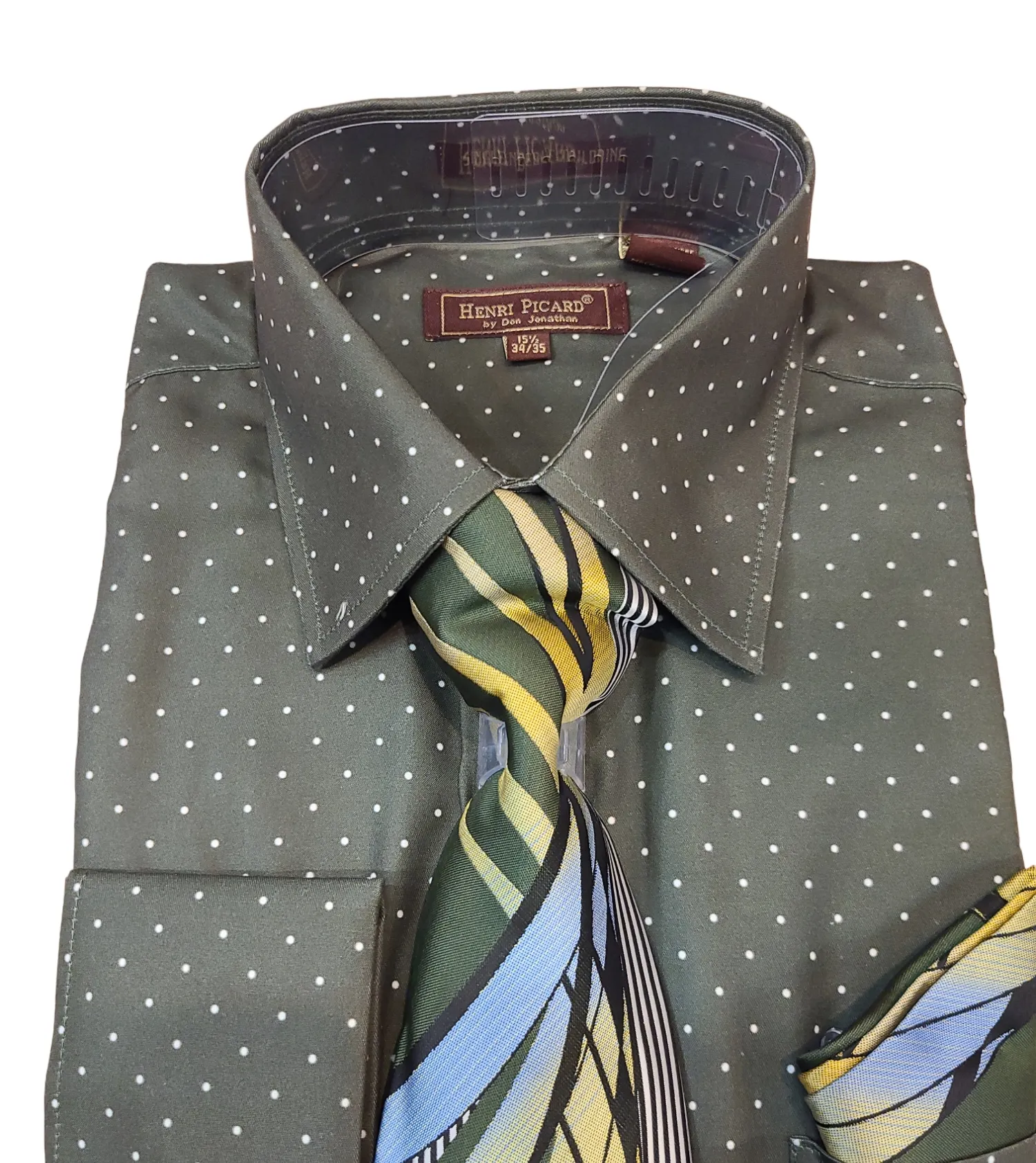 Henri Picard PolkaDot Dress Shirt