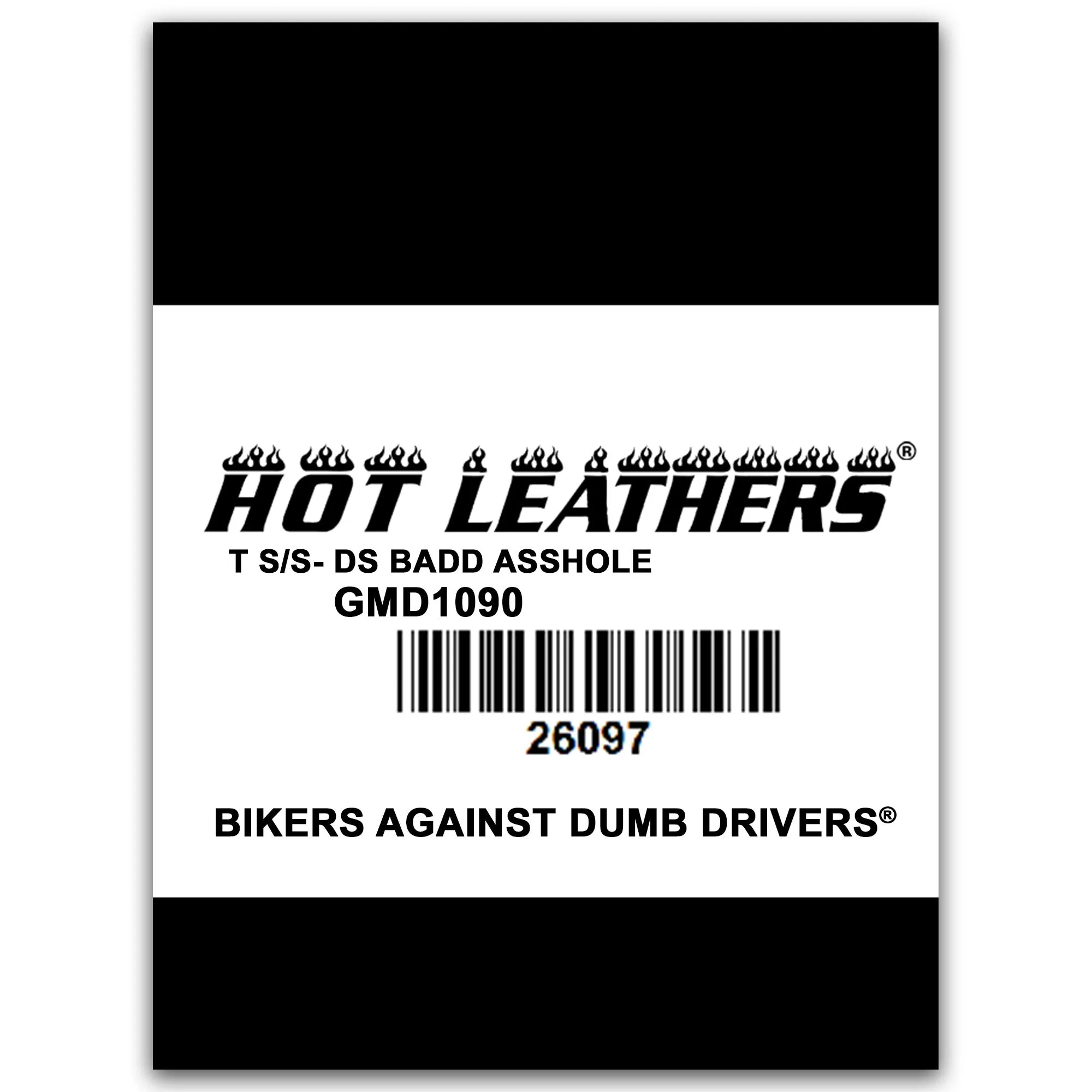 Hot Leathers GMD1090 Mens 'Can You See Me Now A***' Safety Orange