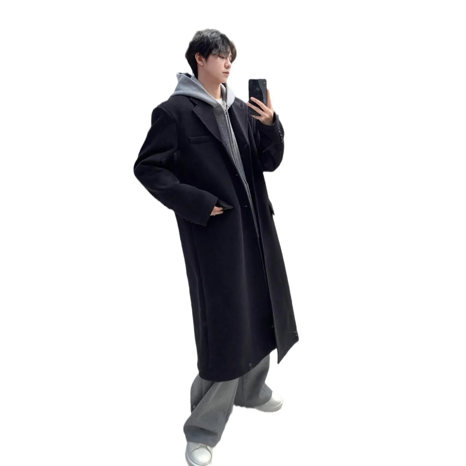 INSTOCK-Korean style high-end ins autumn and winter woolen coat
