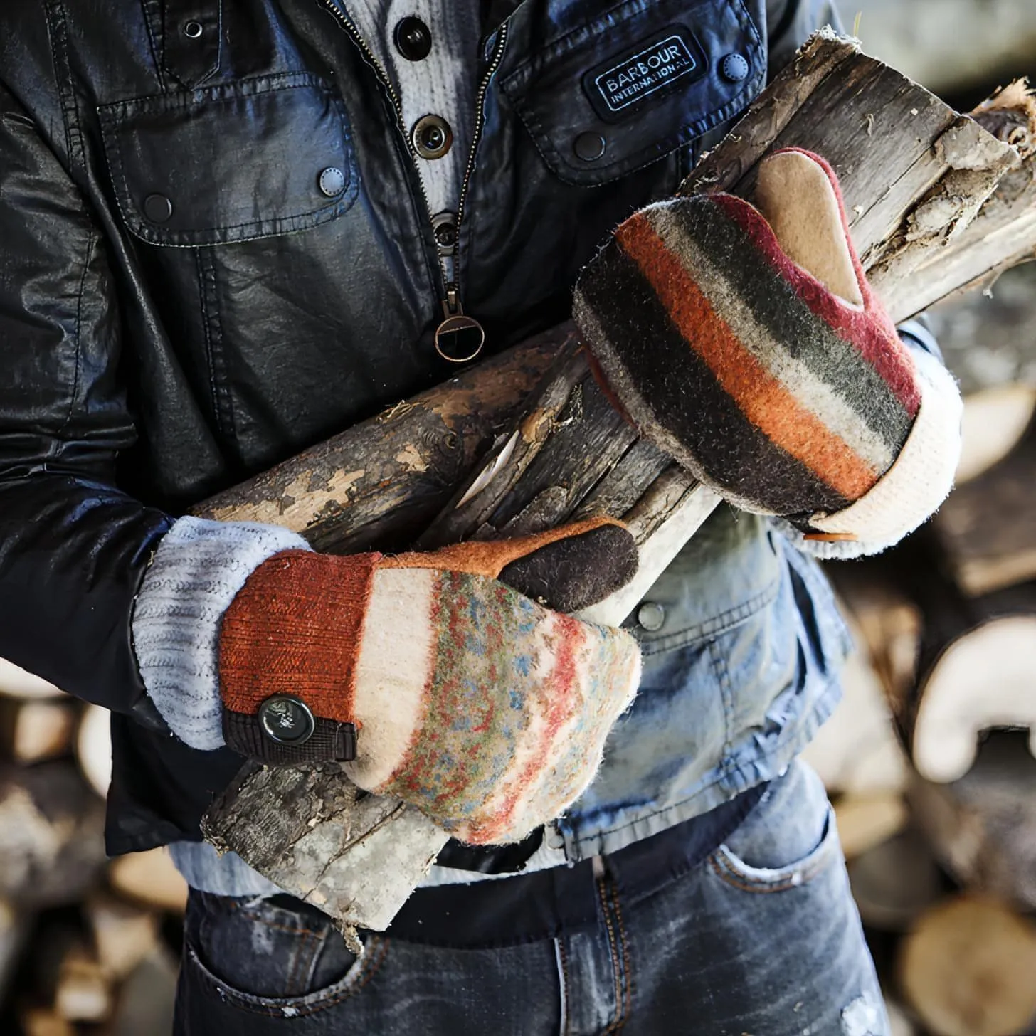Men's Sweater Mittens