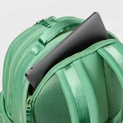 New - Faux Neoprene 17" Backpack Sage Green - All In Motion️