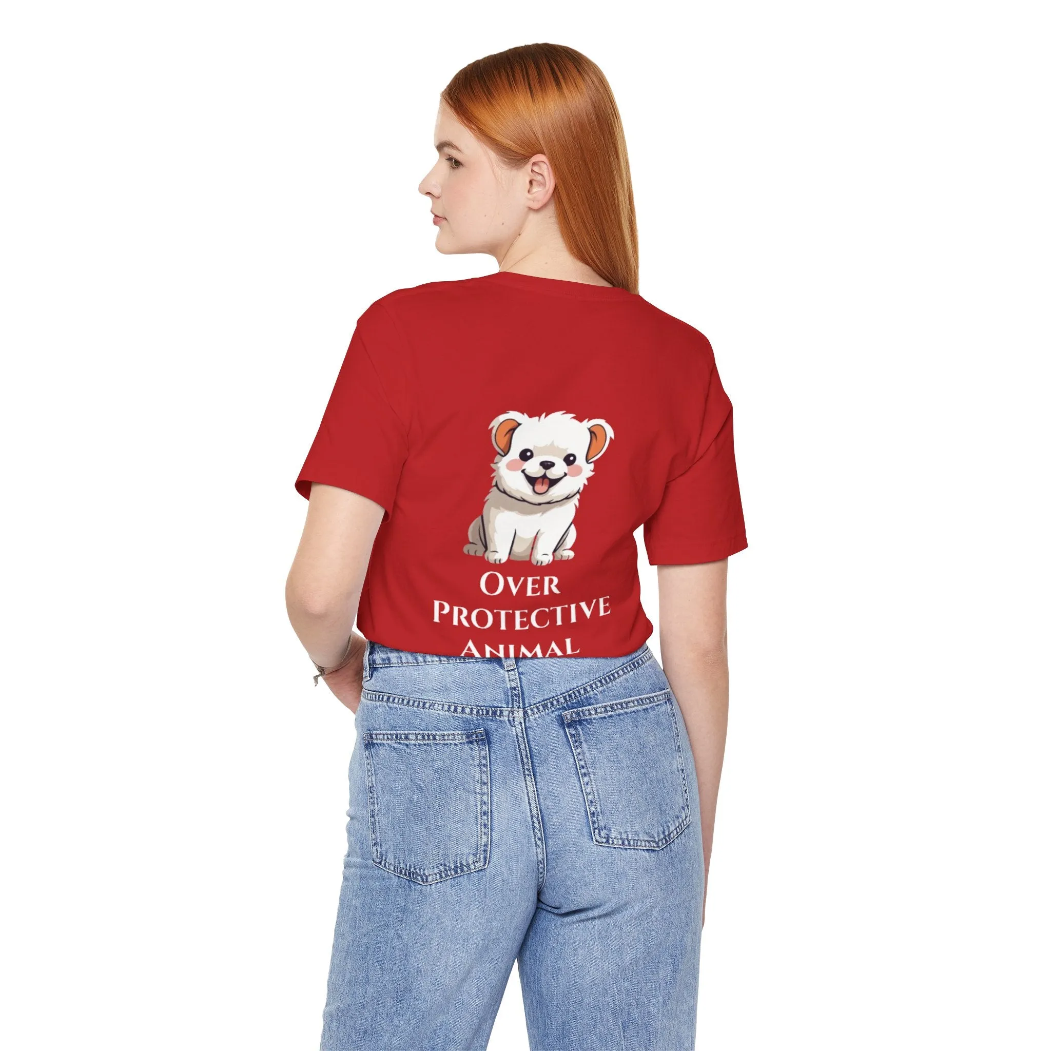 Over Protective Animal Unisex Jersey Tee - Perfect for Dog Lovers