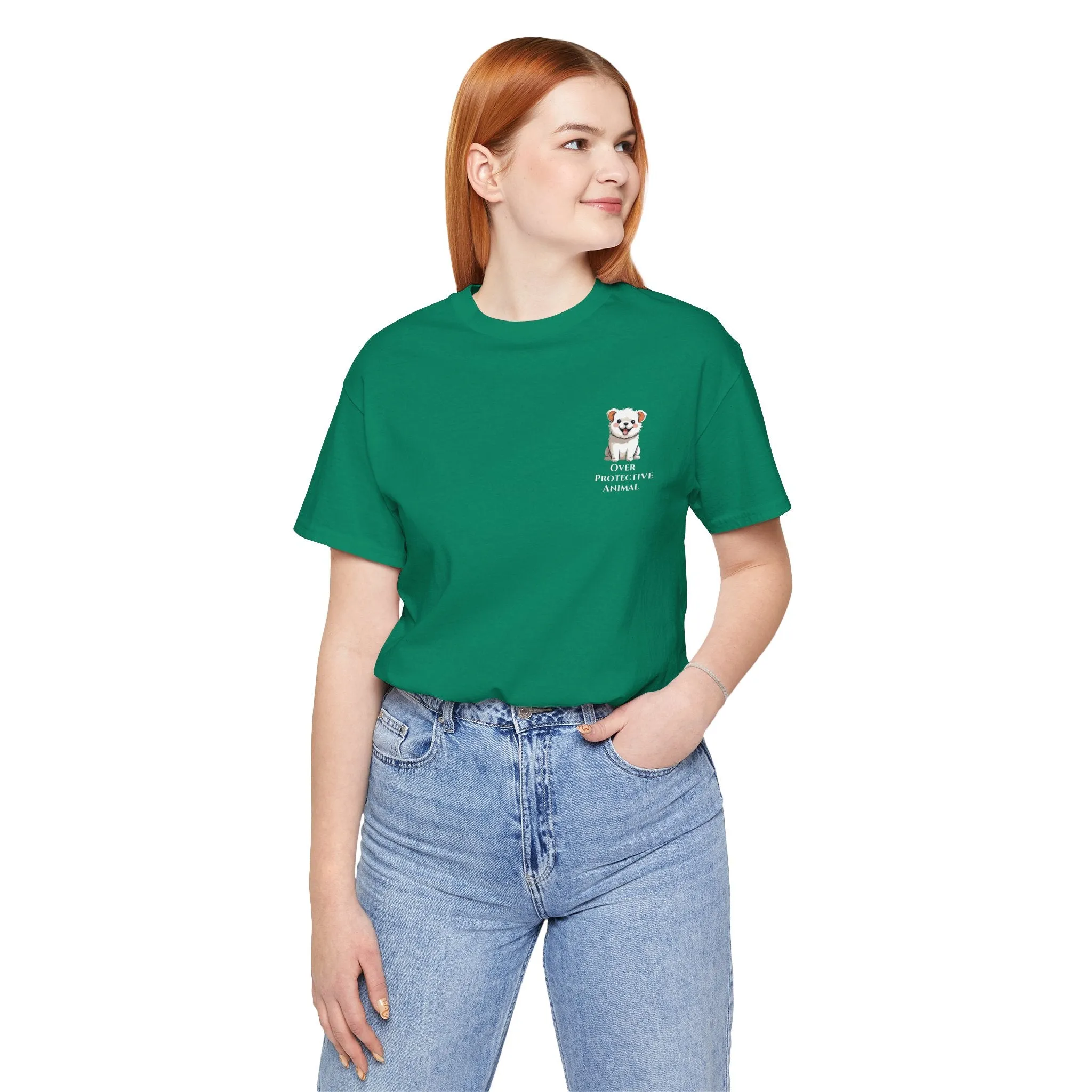 Over Protective Animal Unisex Jersey Tee - Perfect for Dog Lovers