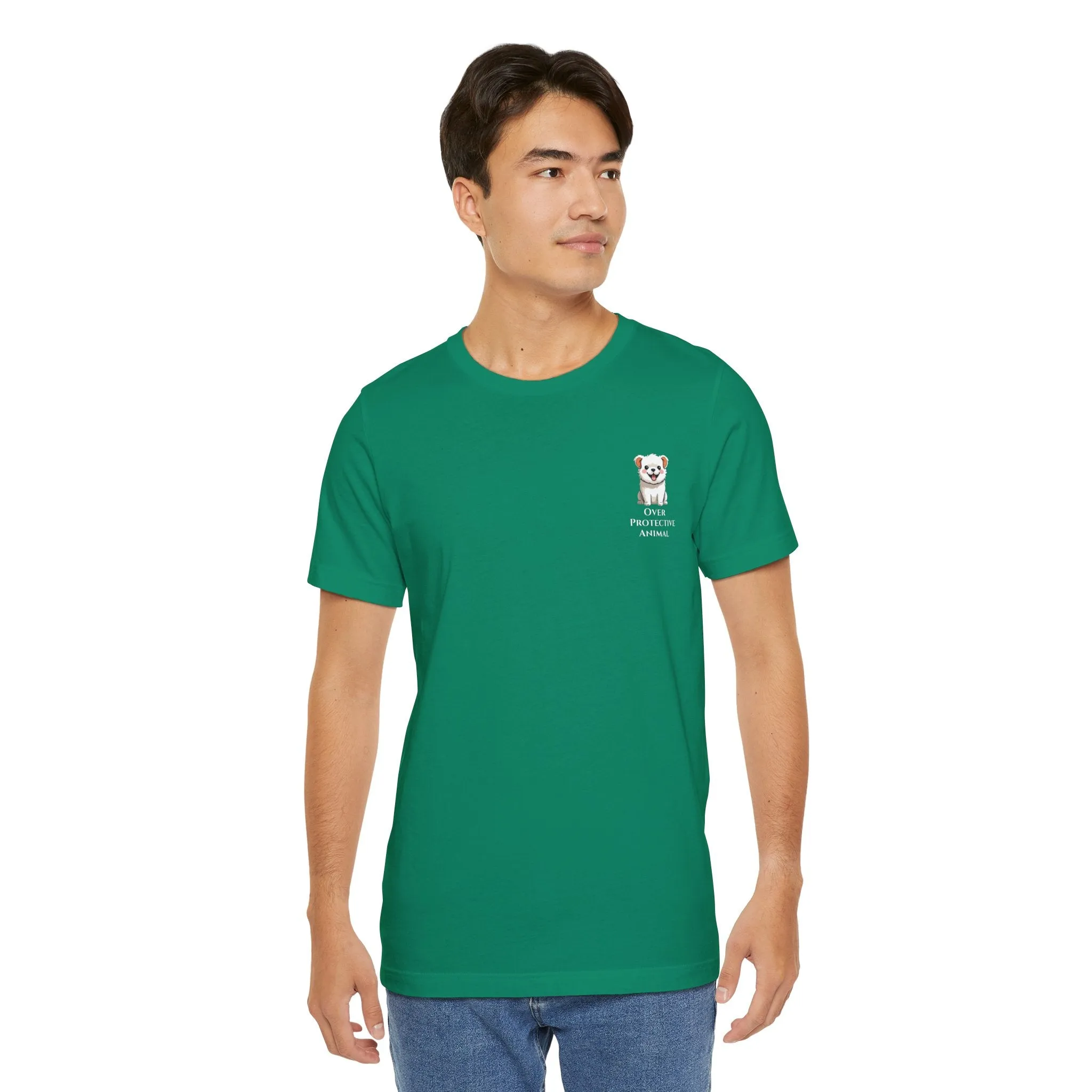 Over Protective Animal Unisex Jersey Tee - Perfect for Dog Lovers