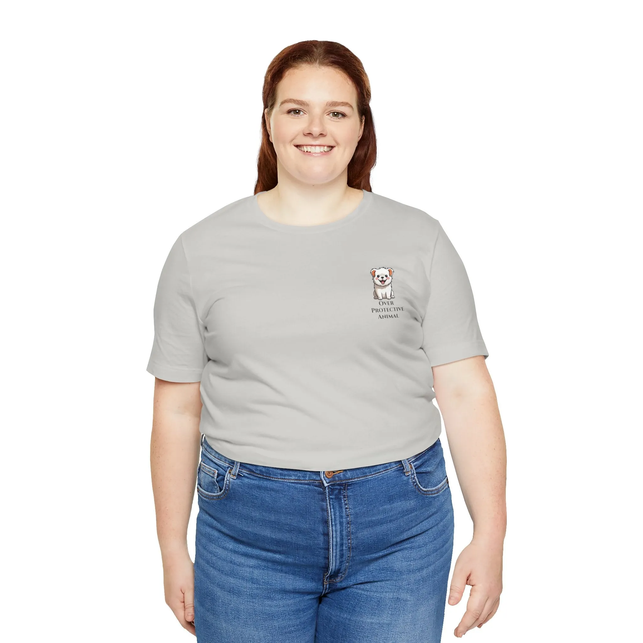 Over Protective Animal Unisex Jersey Tee - Perfect for Dog Lovers
