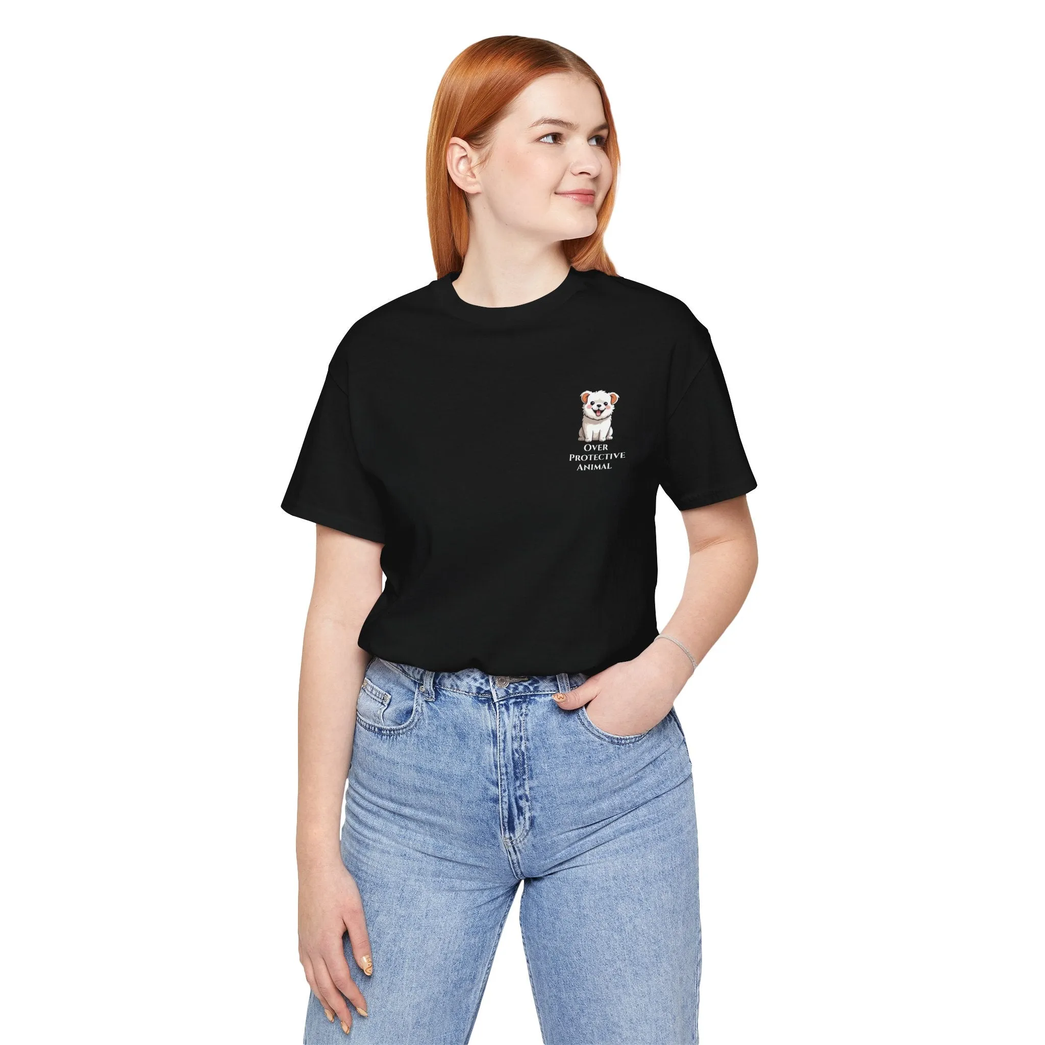Over Protective Animal Unisex Jersey Tee - Perfect for Dog Lovers