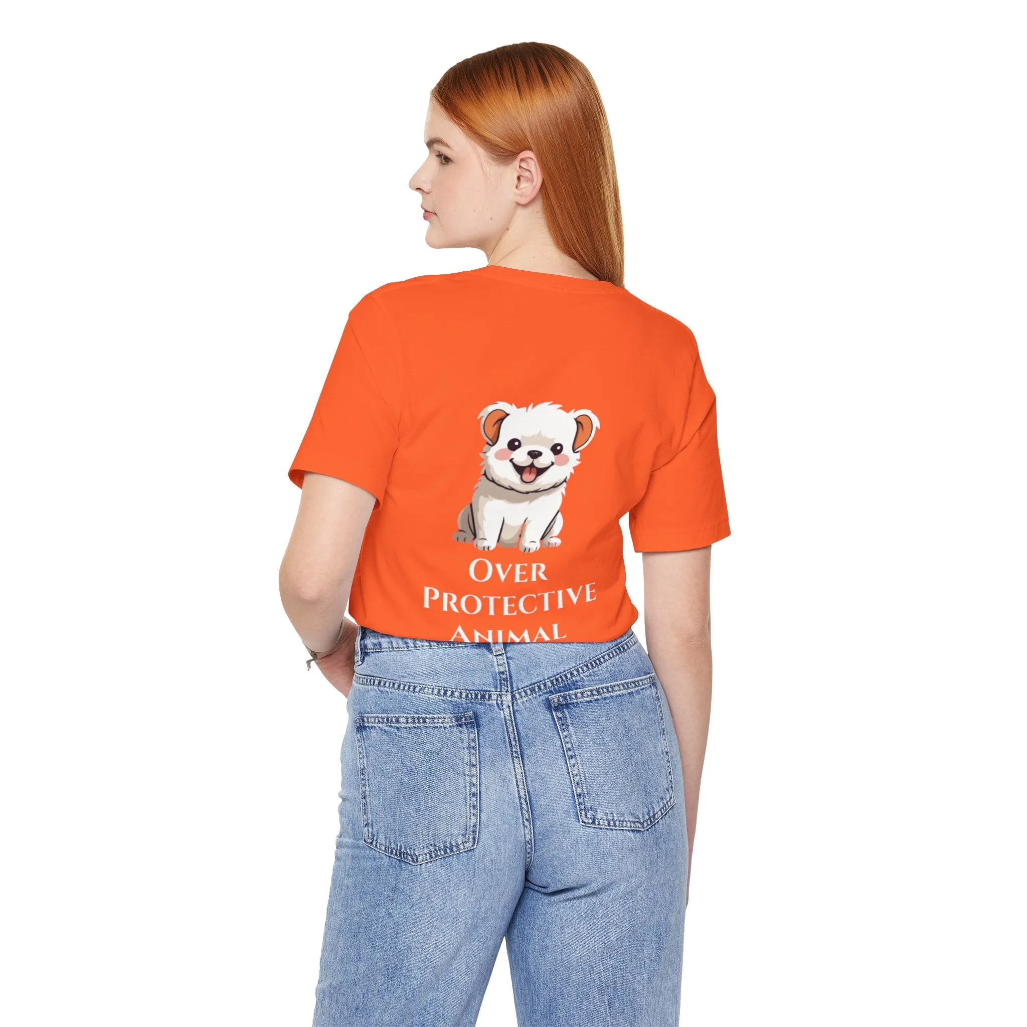 Over Protective Animal Unisex Jersey Tee - Perfect for Dog Lovers