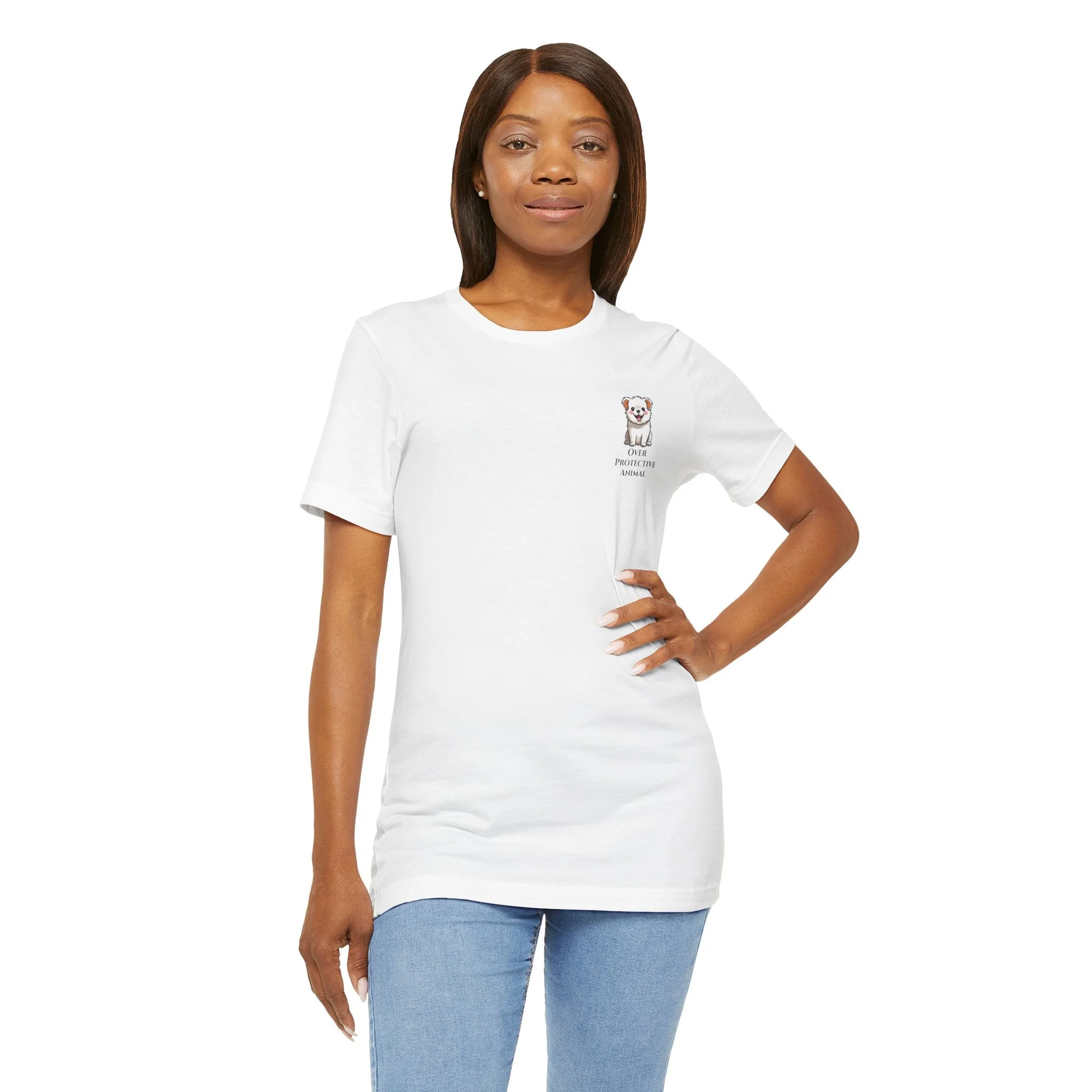 Over Protective Animal Unisex Jersey Tee - Perfect for Dog Lovers