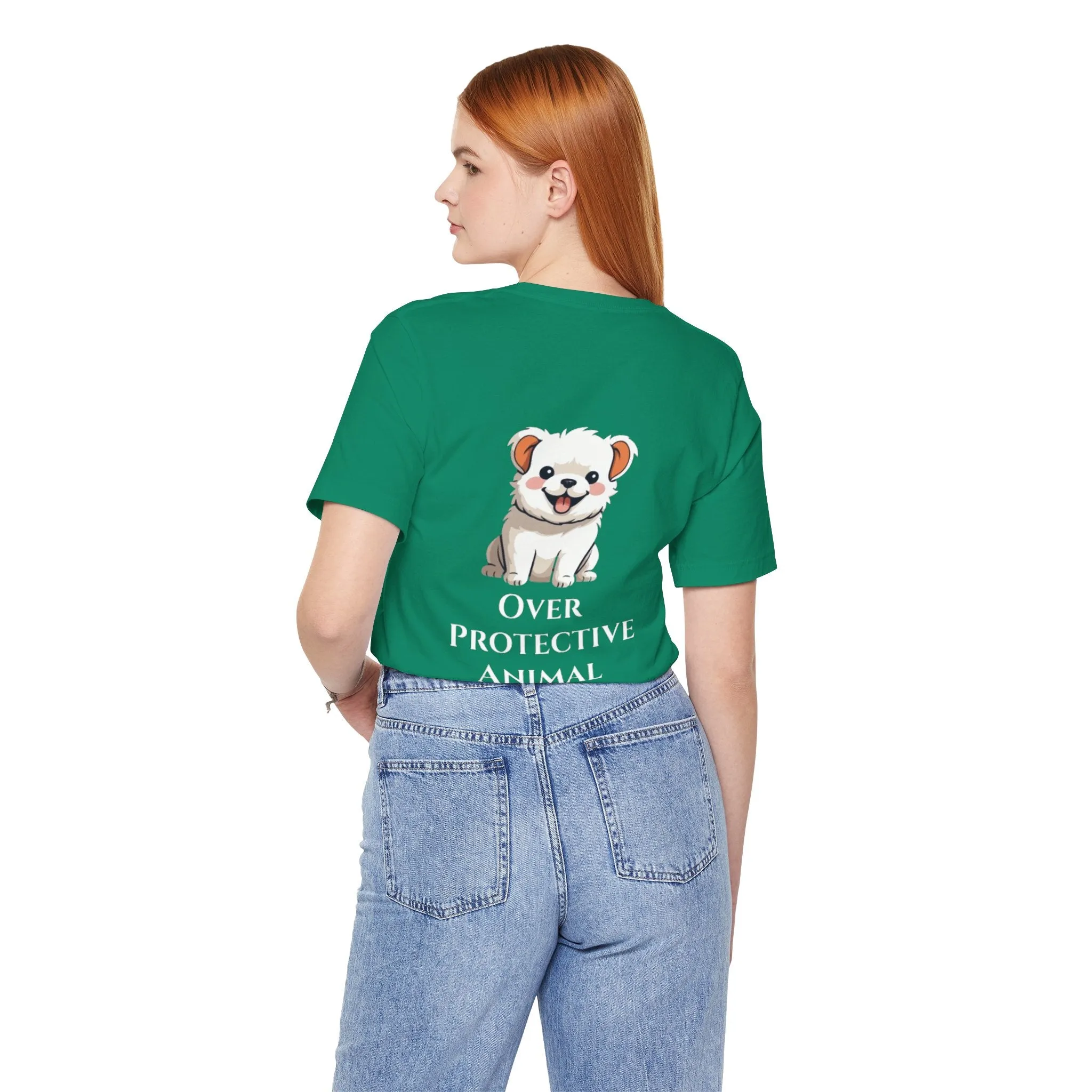 Over Protective Animal Unisex Jersey Tee - Perfect for Dog Lovers