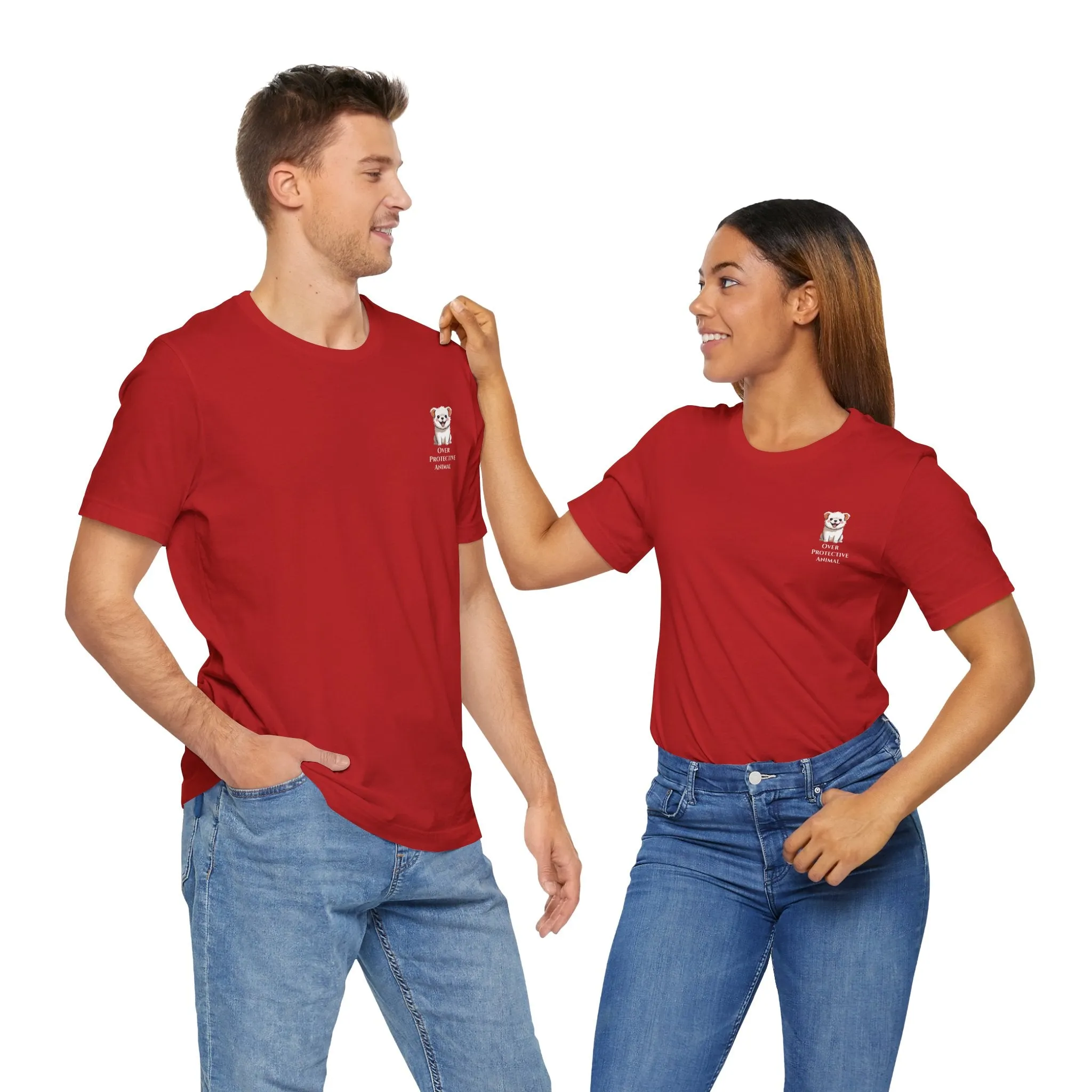 Over Protective Animal Unisex Jersey Tee - Perfect for Dog Lovers