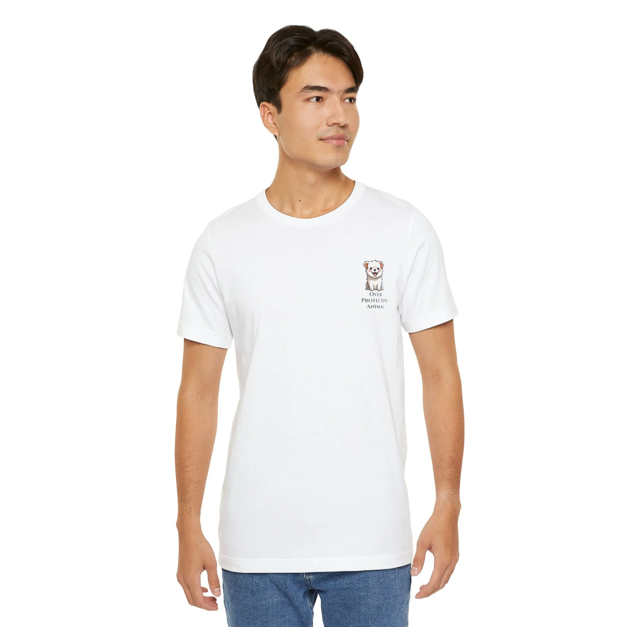Over Protective Animal Unisex Jersey Tee - Perfect for Dog Lovers