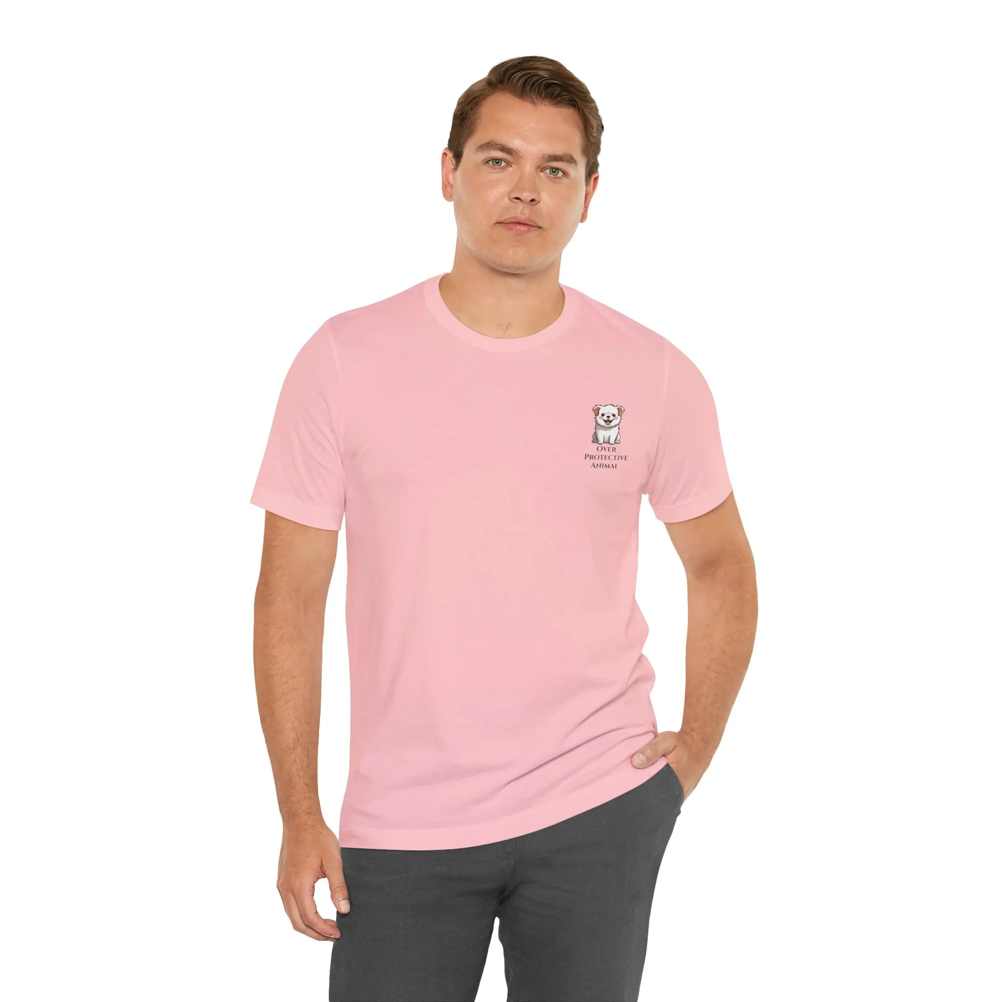 Over Protective Animal Unisex Jersey Tee - Perfect for Dog Lovers