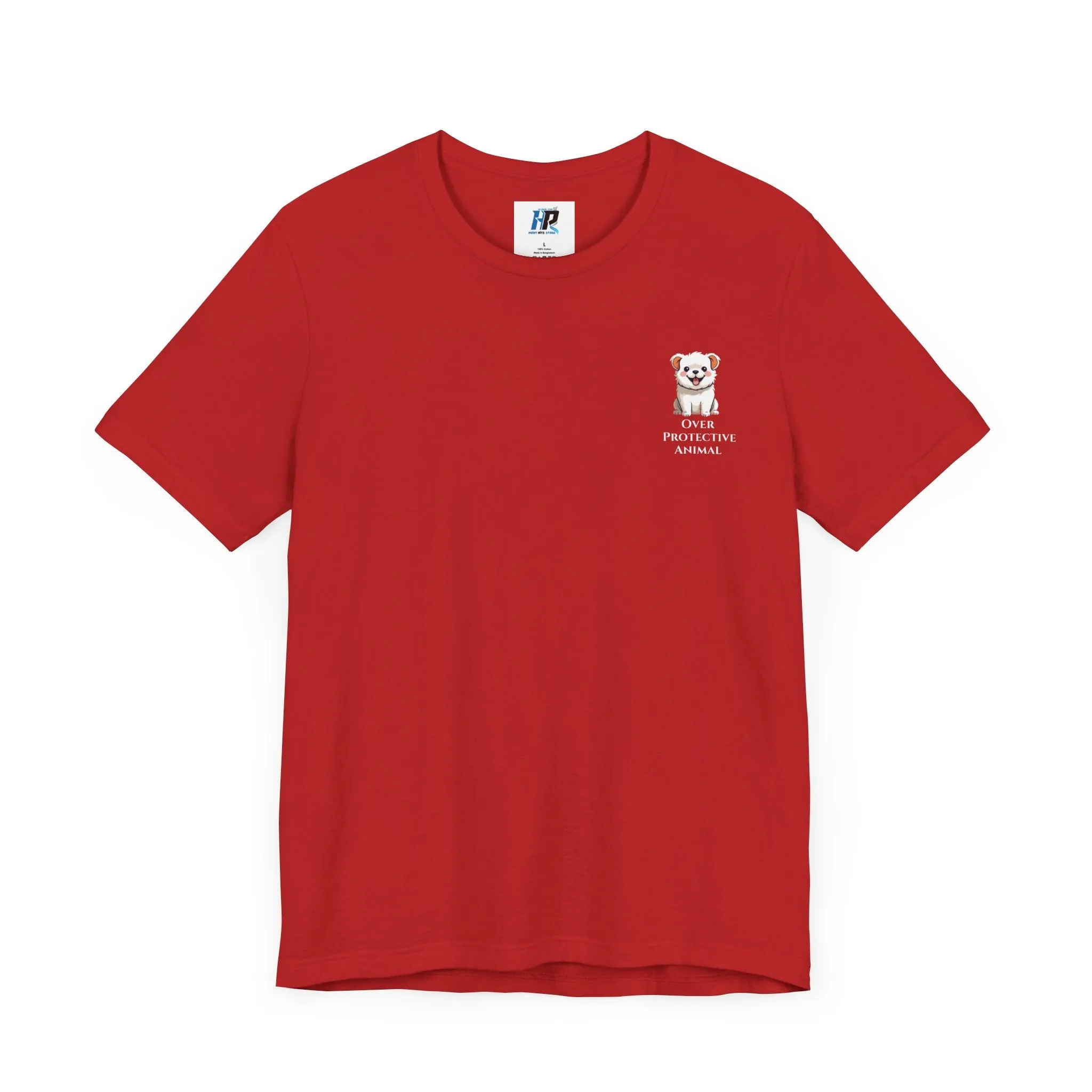 Over Protective Animal Unisex Jersey Tee - Perfect for Dog Lovers