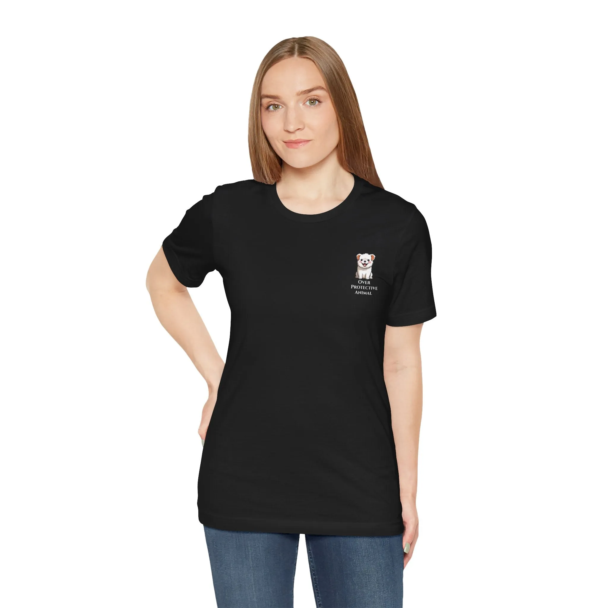 Over Protective Animal Unisex Jersey Tee - Perfect for Dog Lovers