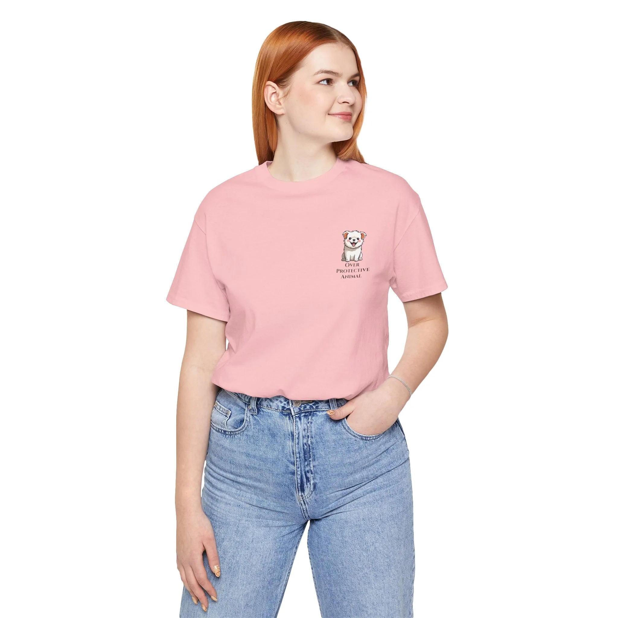 Over Protective Animal Unisex Jersey Tee - Perfect for Dog Lovers