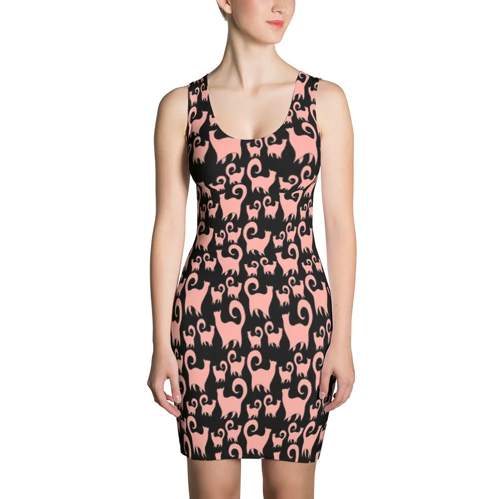 PINK KITTY Sublimation Cut & Sew Dress