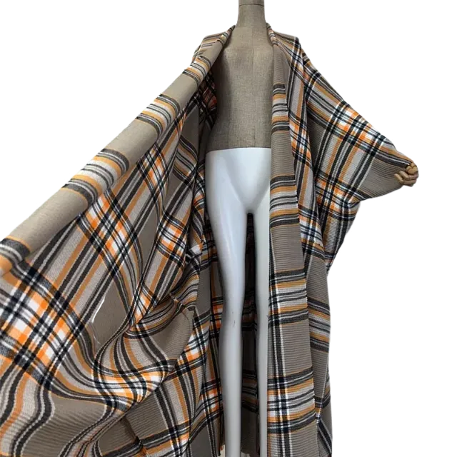 Pre Order: Cozy Plaid Kimono Cardigan - WINI