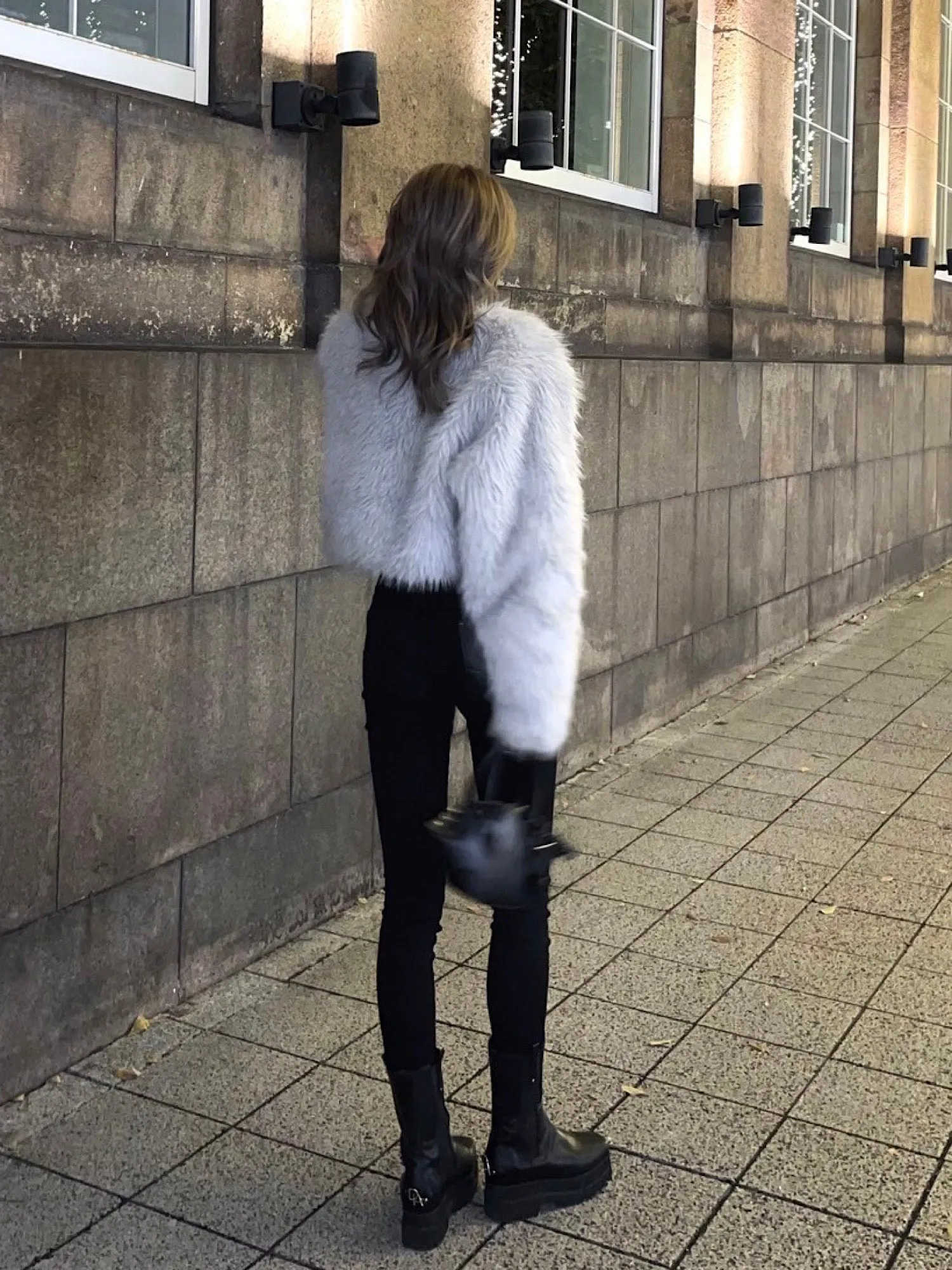 Premium eco fur jacket