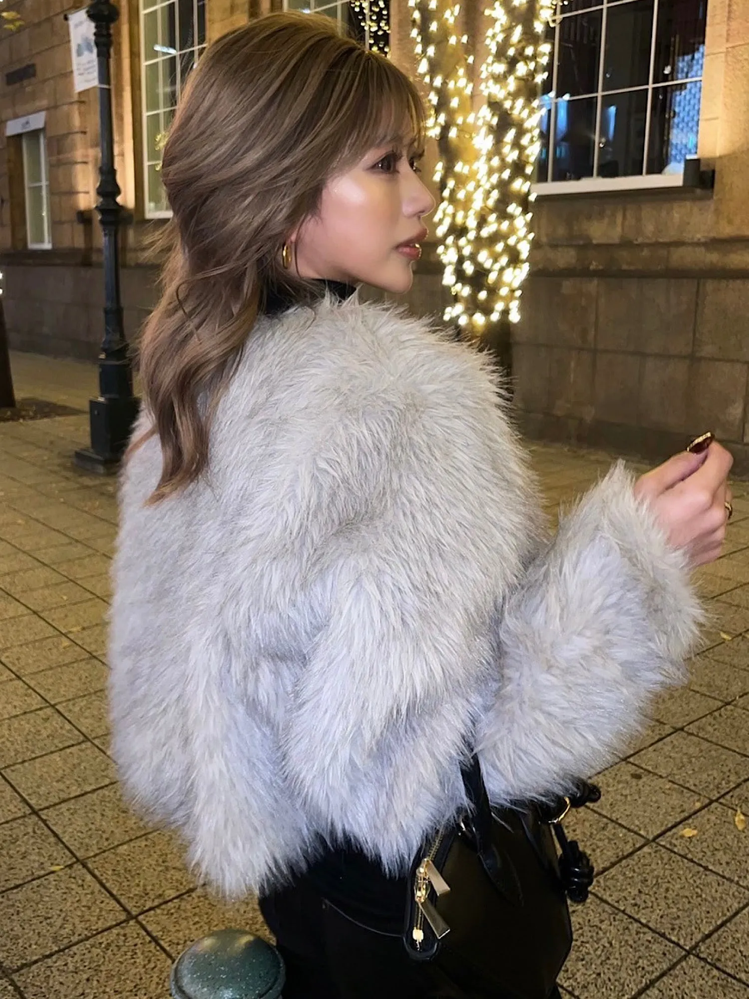 Premium eco fur jacket