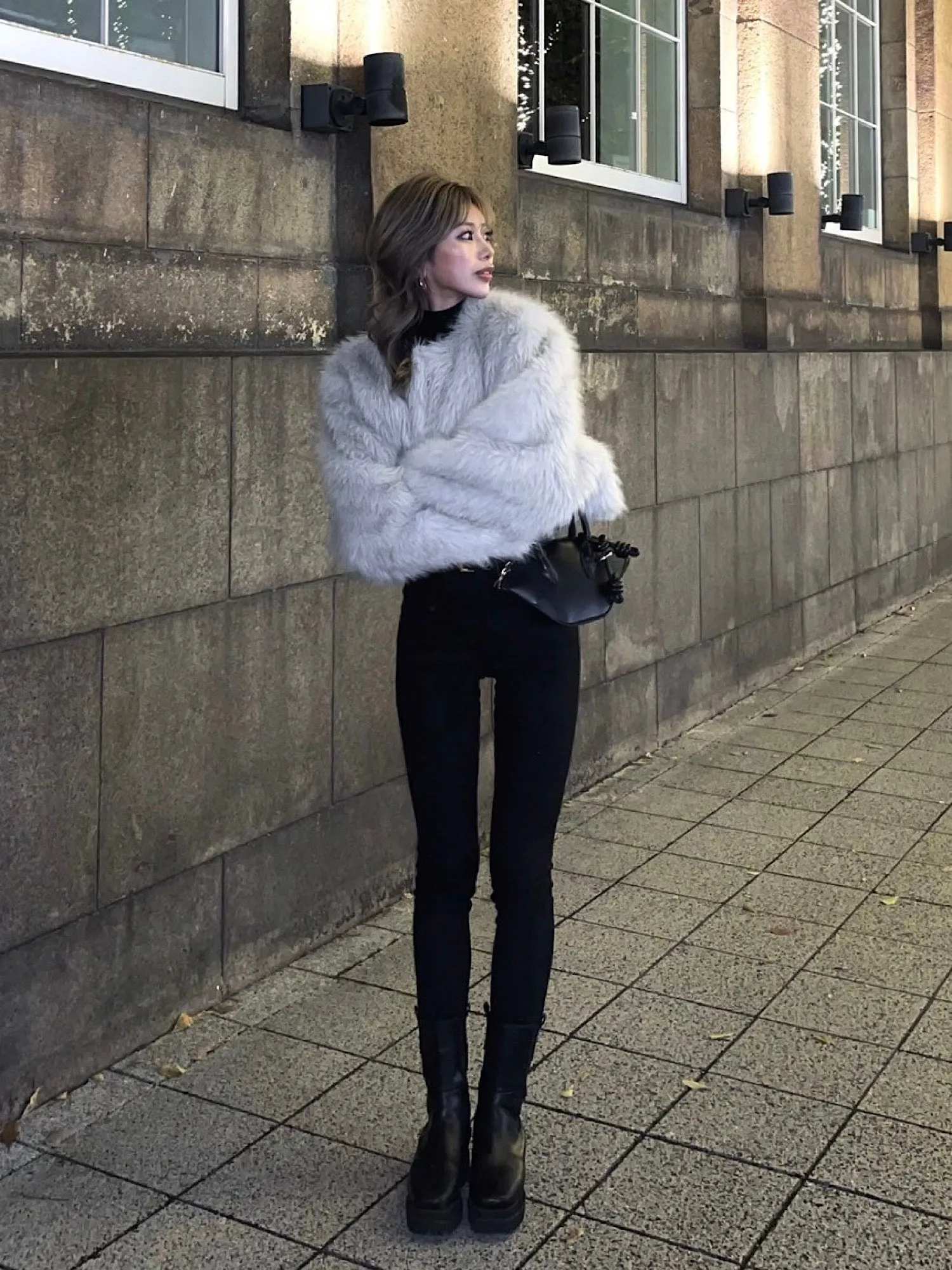 Premium eco fur jacket