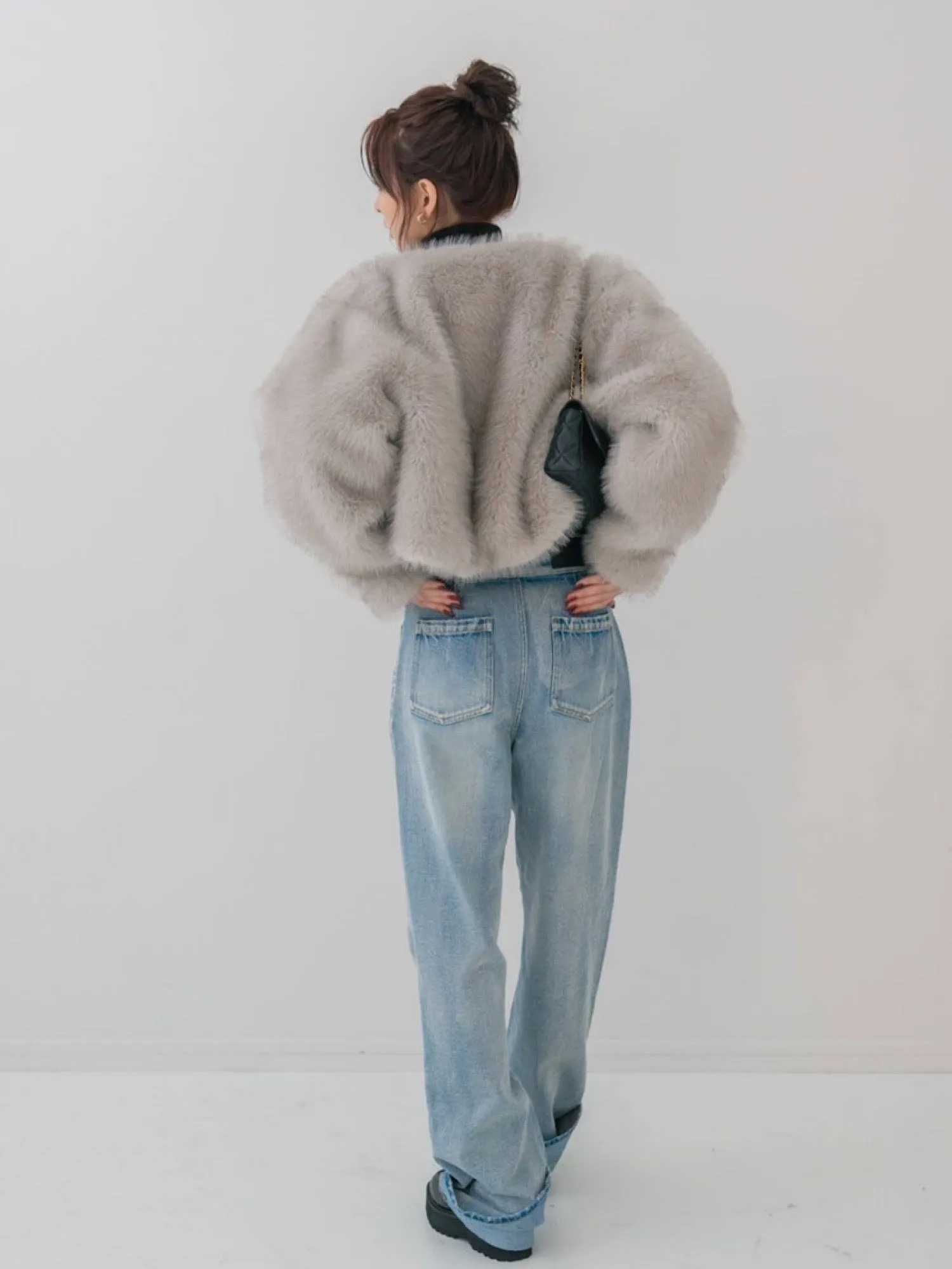 Premium eco fur jacket