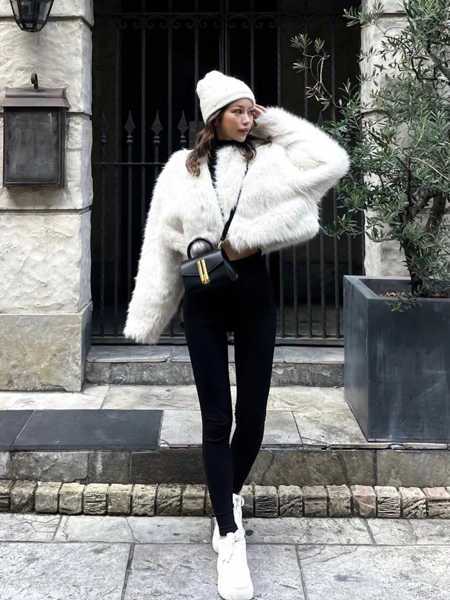 Premium eco fur jacket