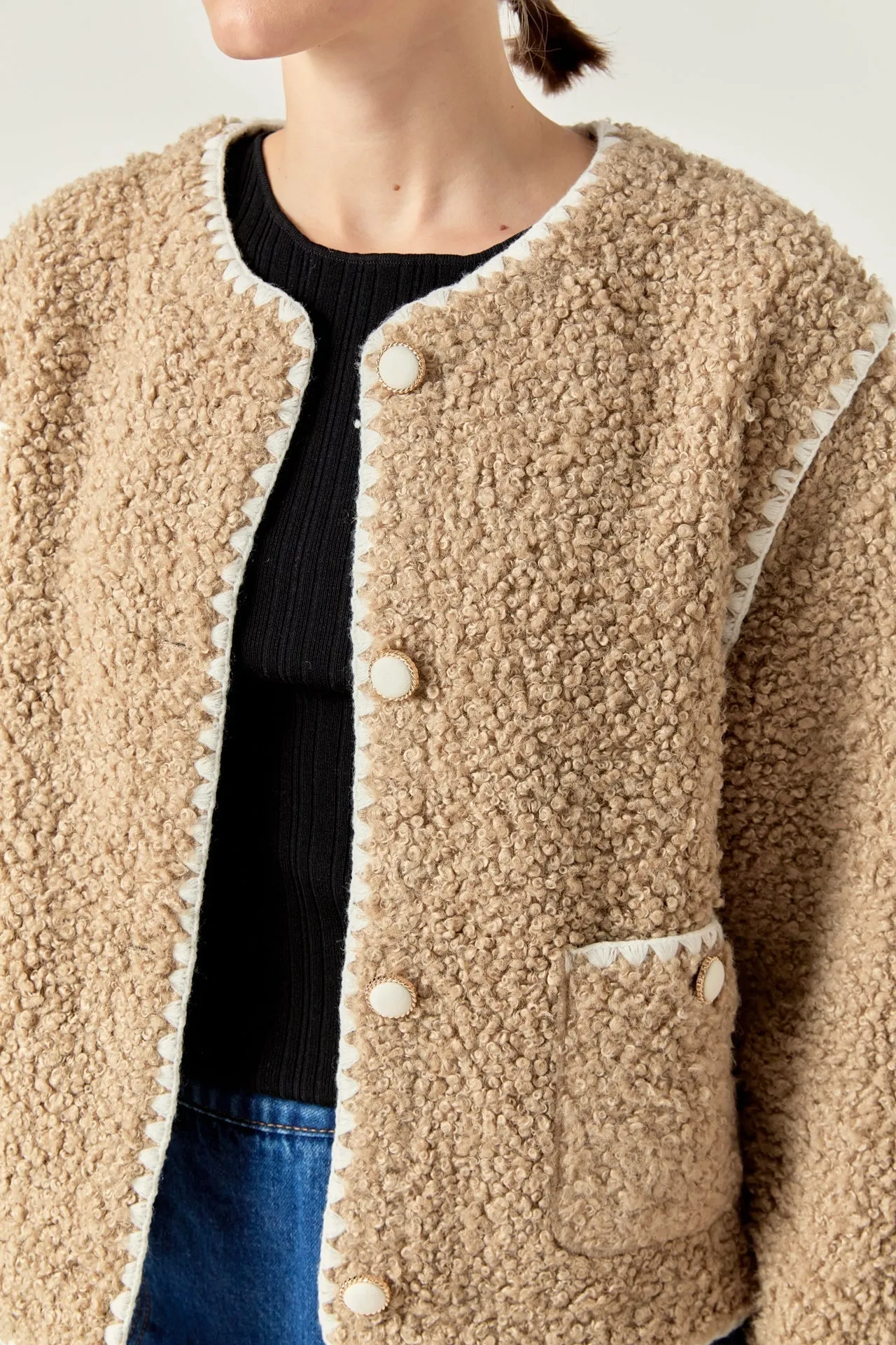 Premium Faux Shearling Jacket