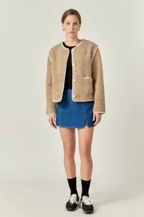 Premium Faux Shearling Jacket