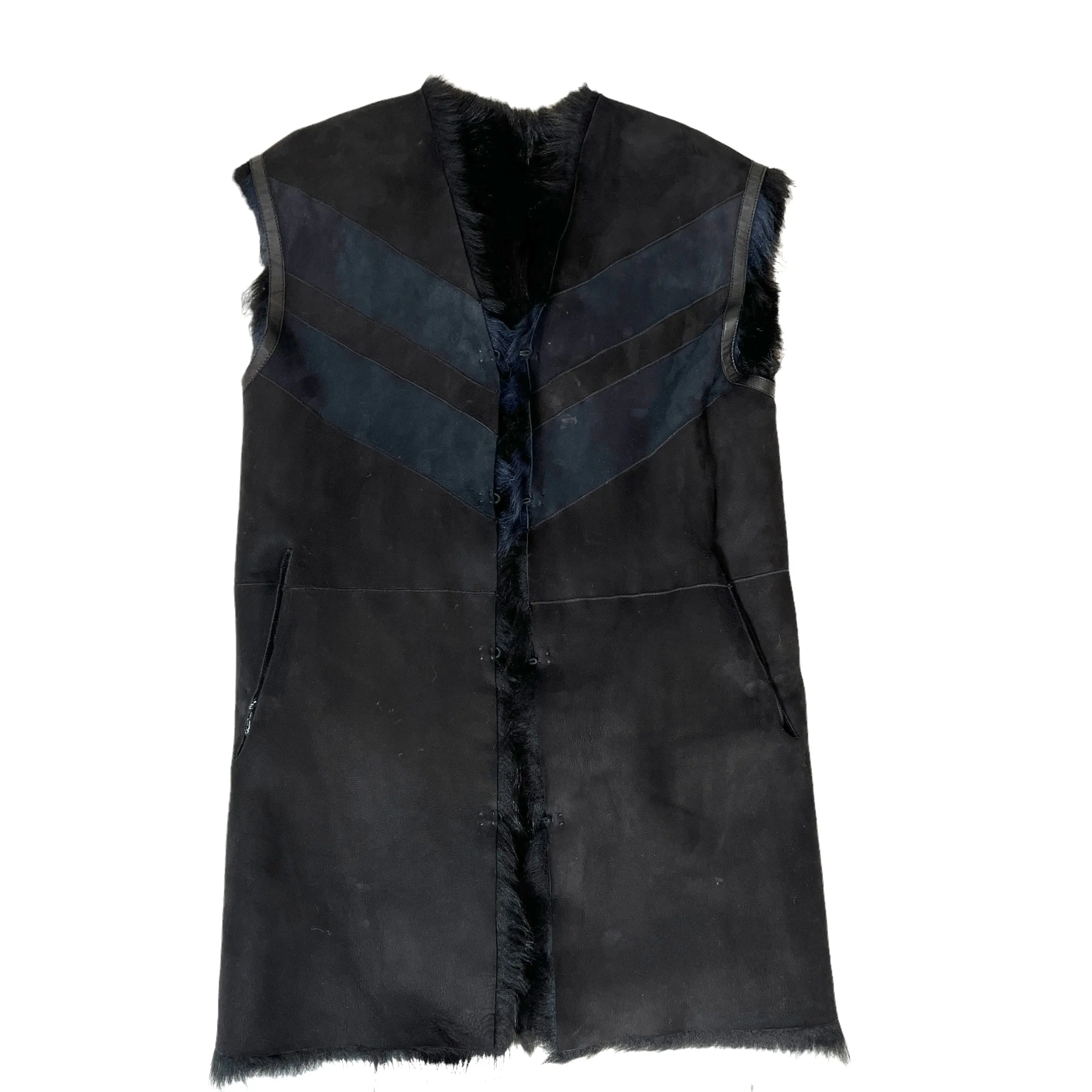 Reversible Fur Vest - S