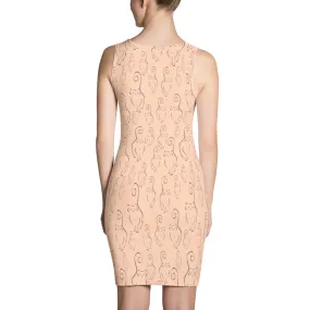 SILHOUETTE SCATTER Sublimation Cut & Sew Dress